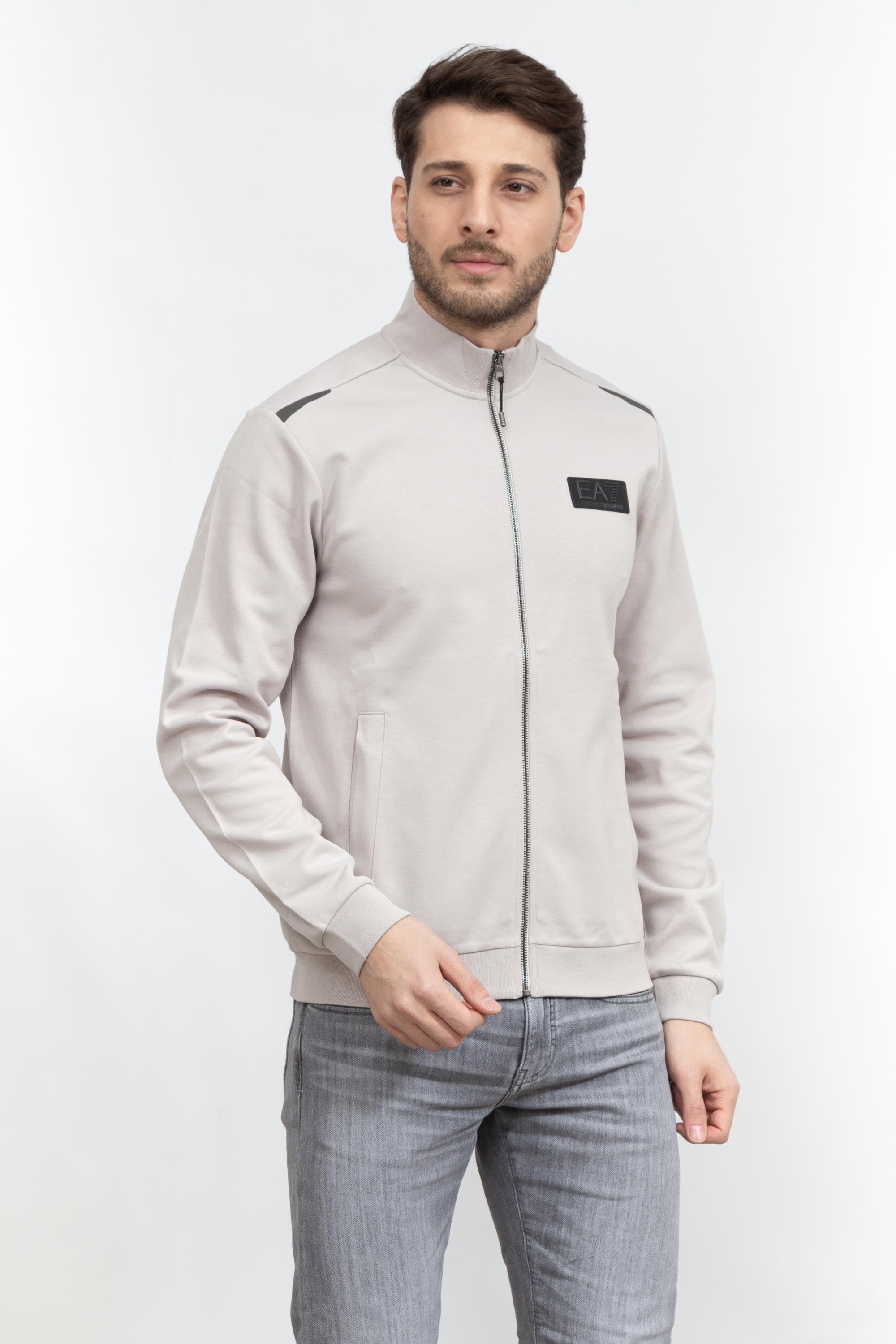 EA7 Erkek Fermuarlı Sweatshirt