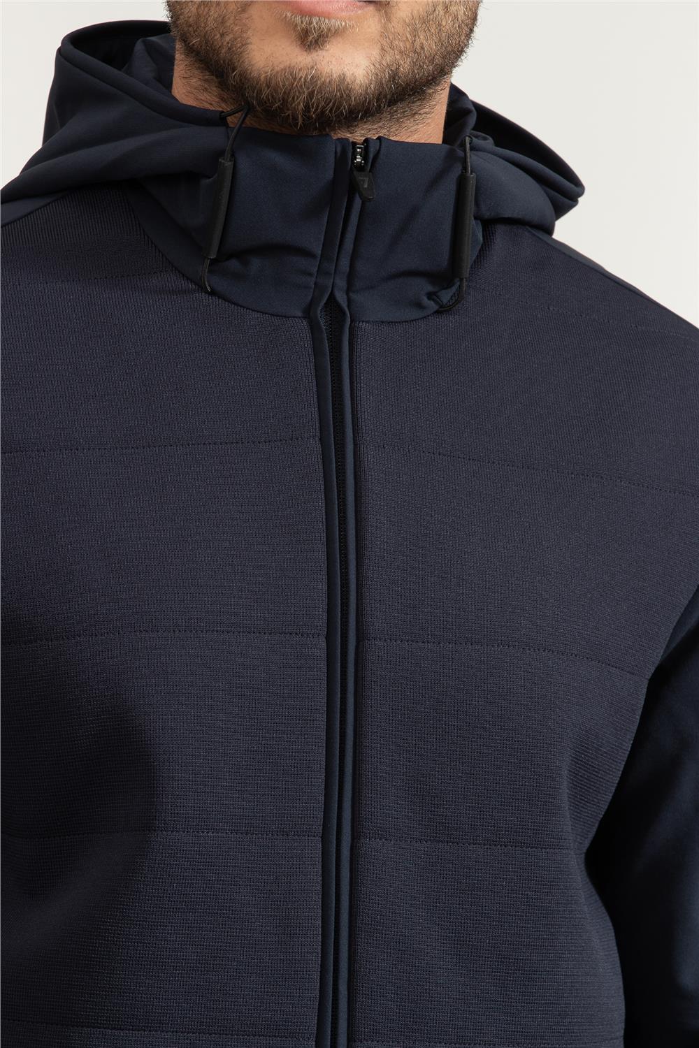 EA7 Erkek Fermuarlı Sweatshirt