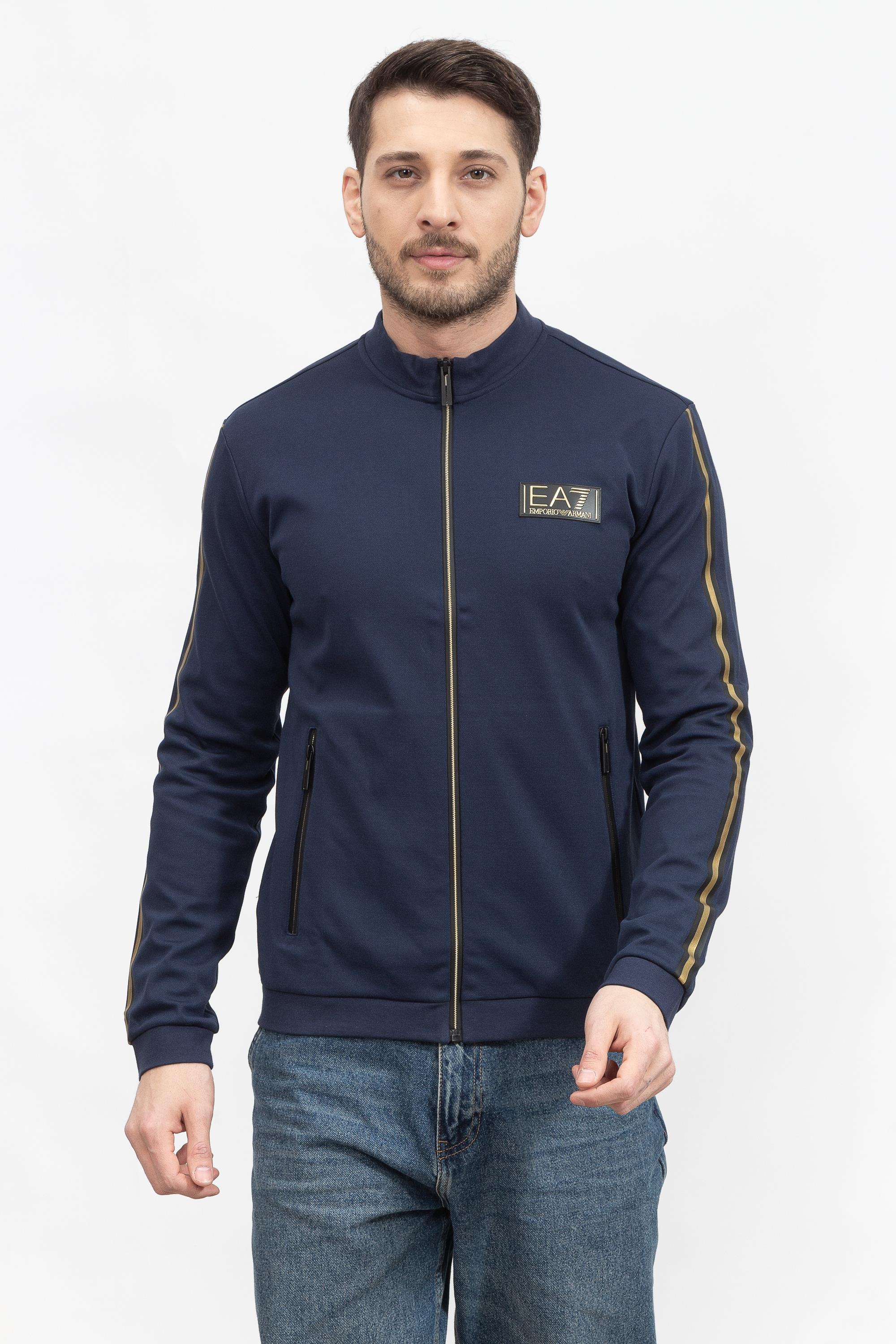 EA7 Erkek Fermuarlı Sweatshirt