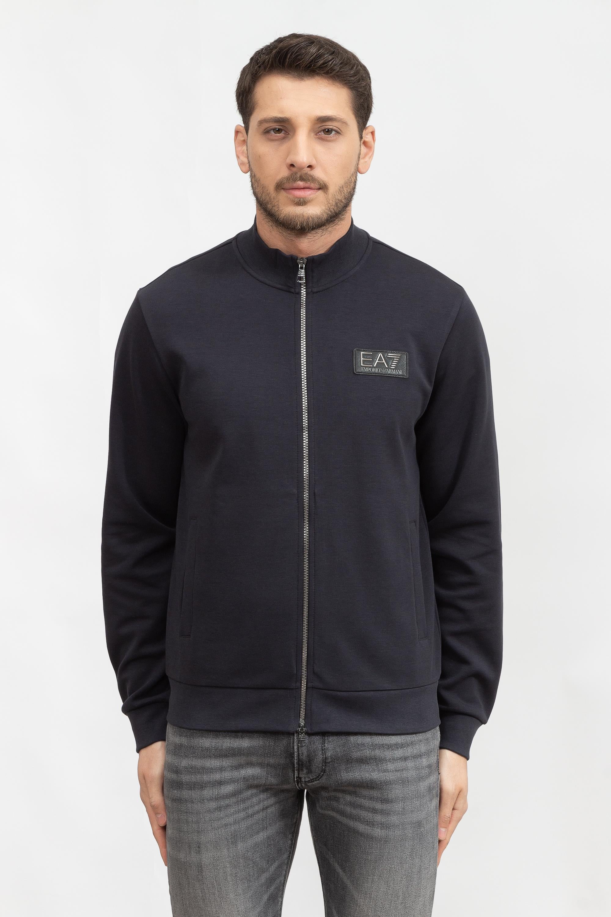 EA7 Erkek Fermuarlı Sweatshirt