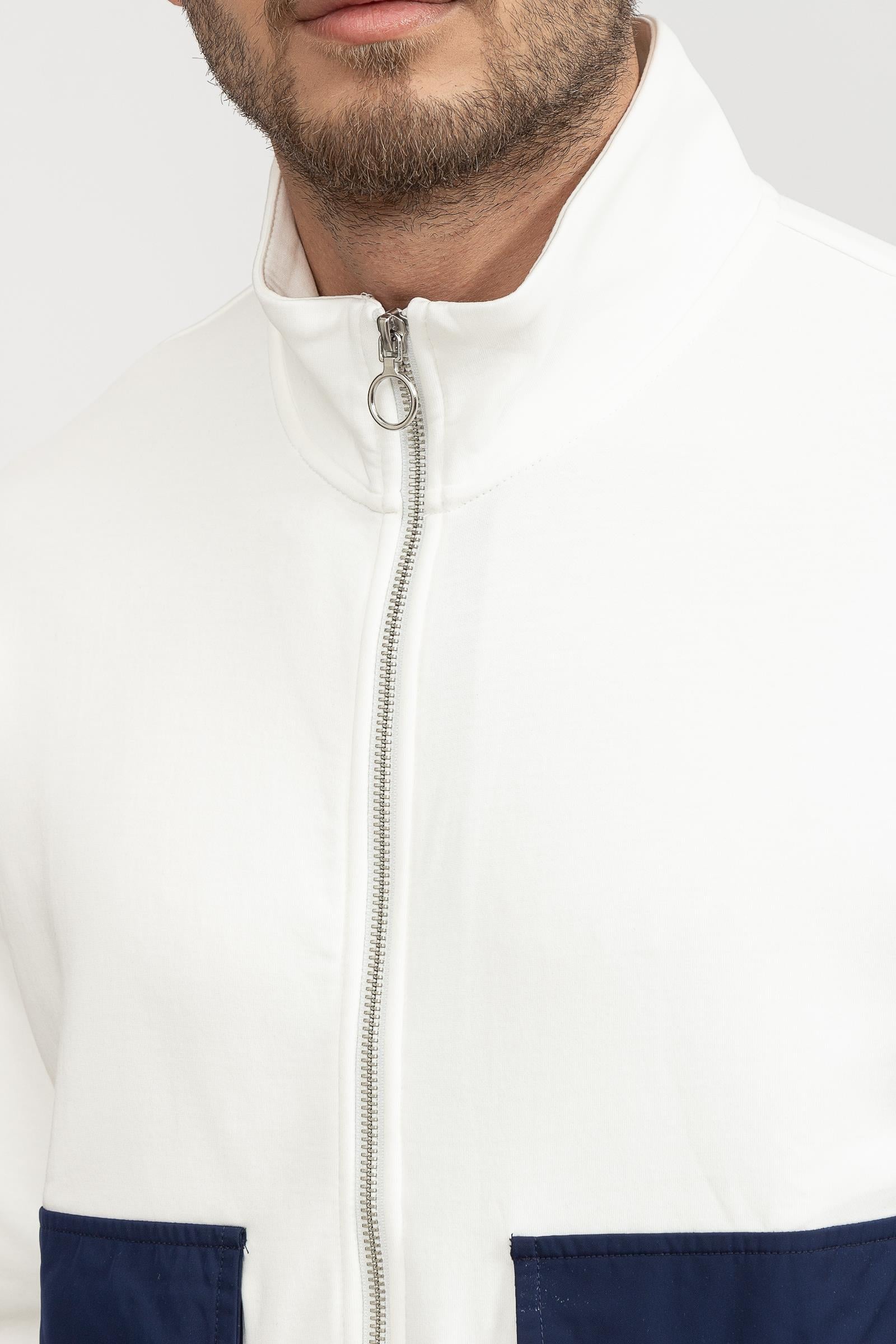 EA7 Erkek Fermuarlı Sweatshirt