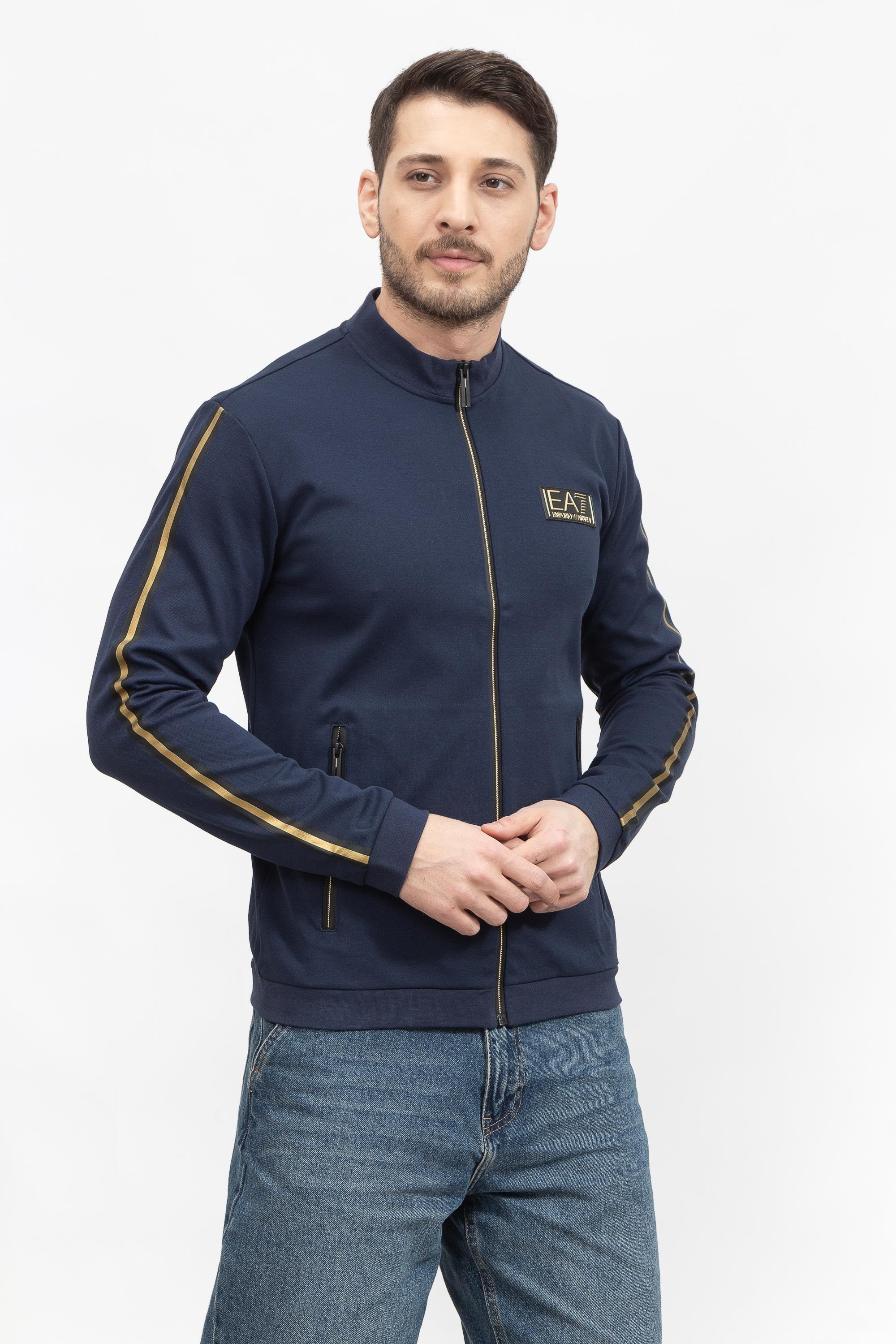 EA7 Erkek Fermuarlı Sweatshirt