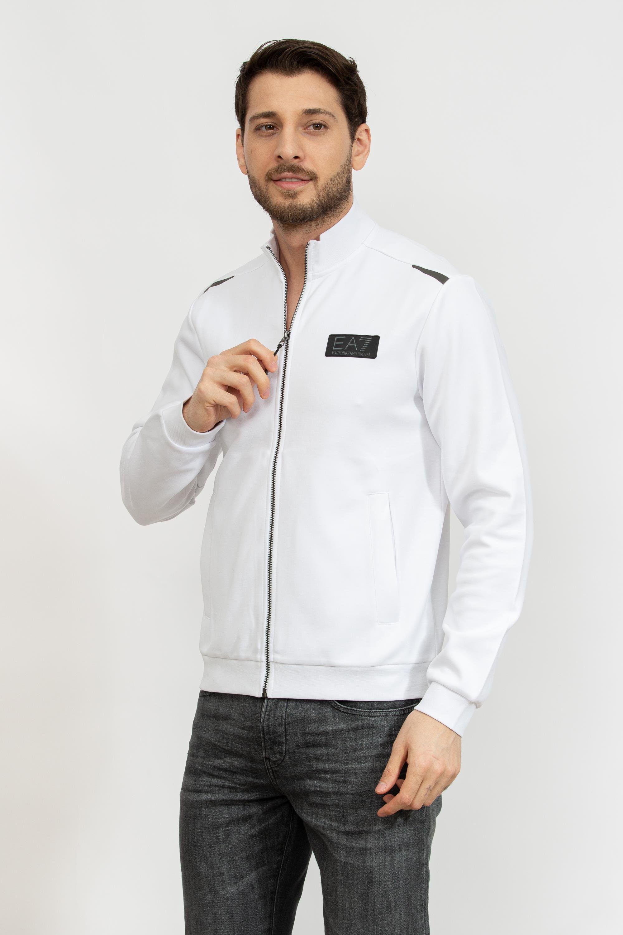 EA7 Erkek Fermuarlı Sweatshirt