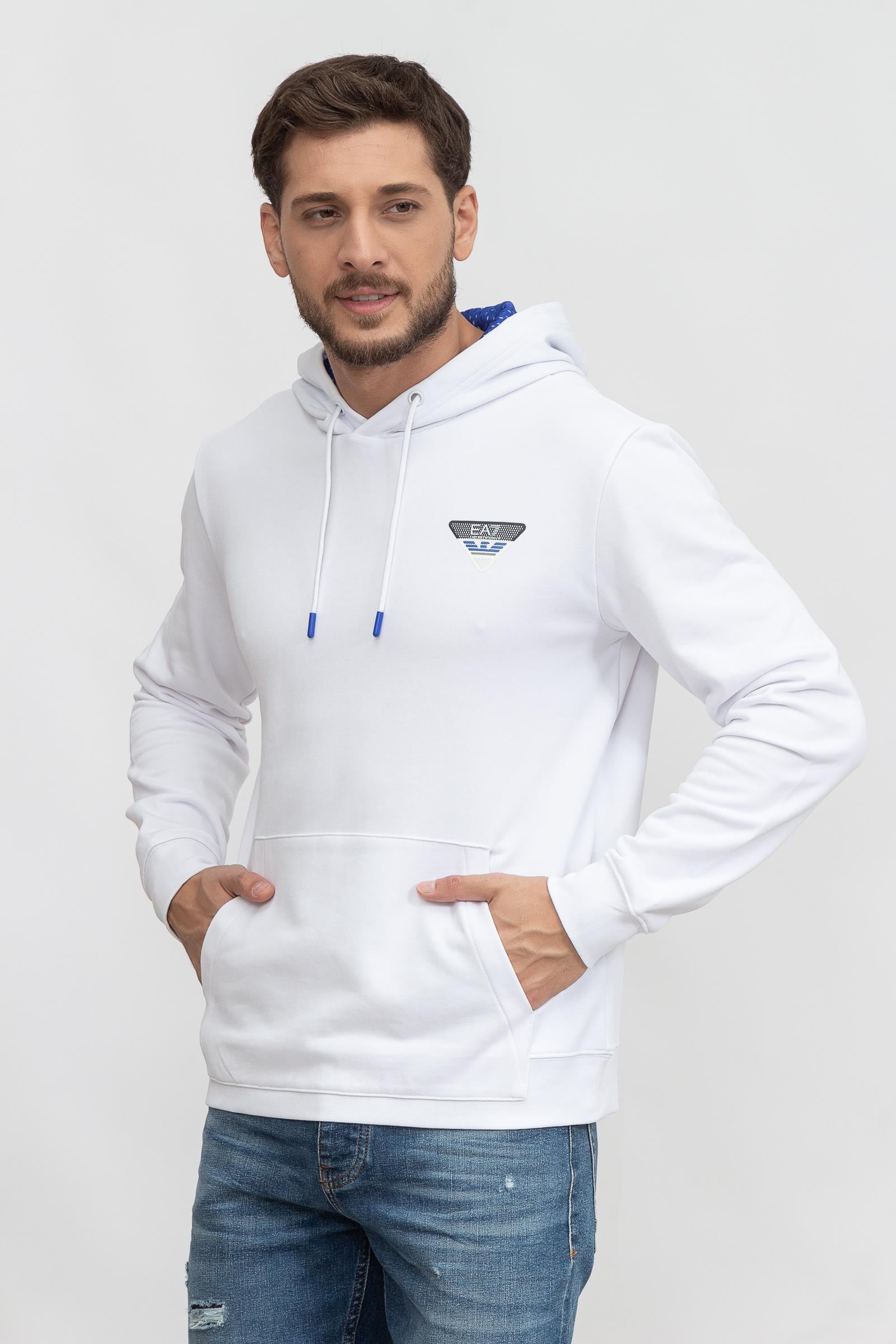 EA7 Erkek Kapüşonlu Sweatshirt