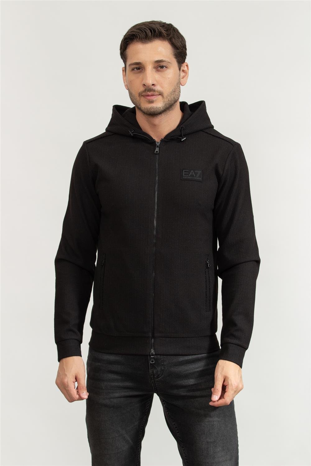 EA7 Erkek Kapüşonlu Sweatshirt