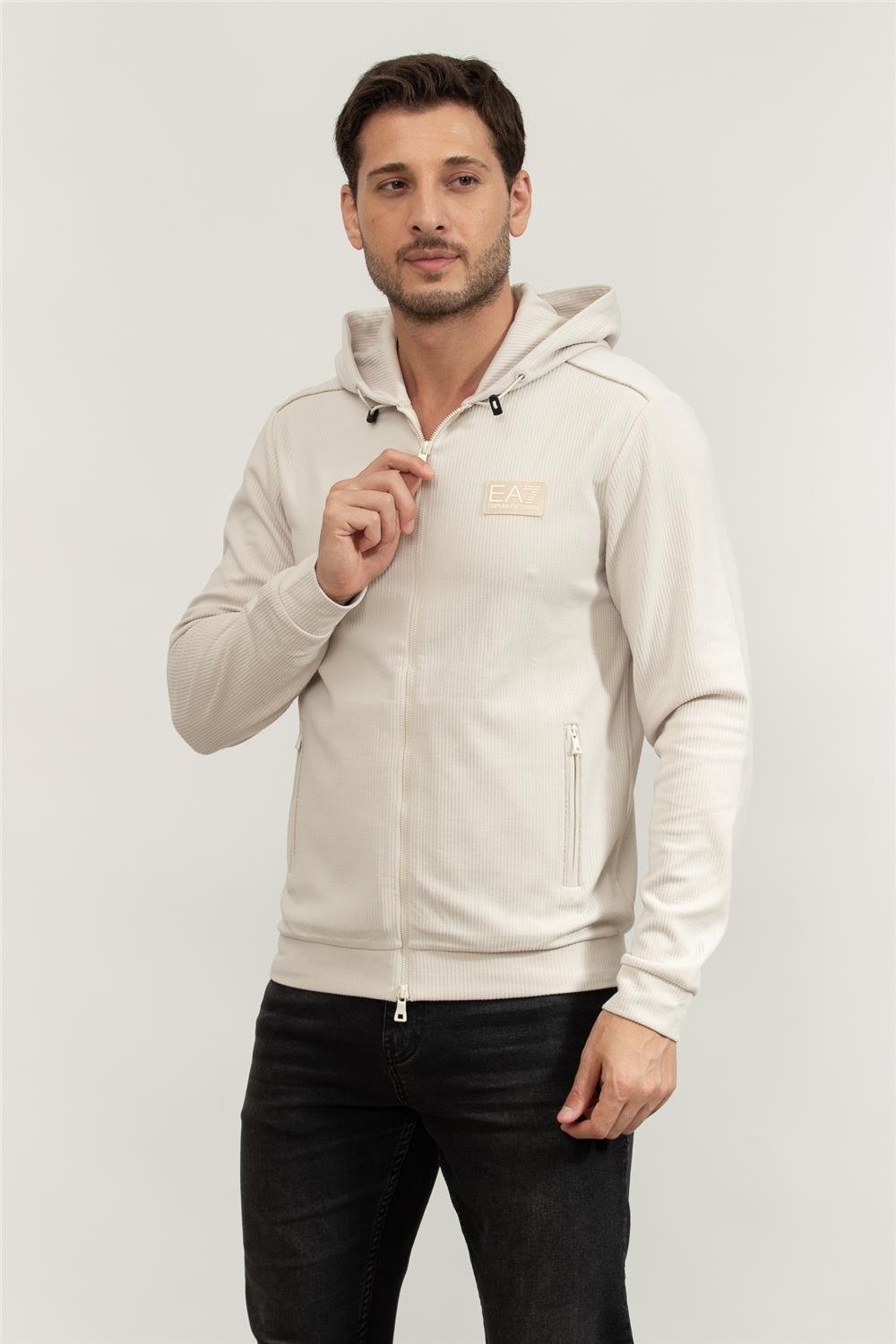 EA7 Erkek Kapüşonlu Sweatshirt