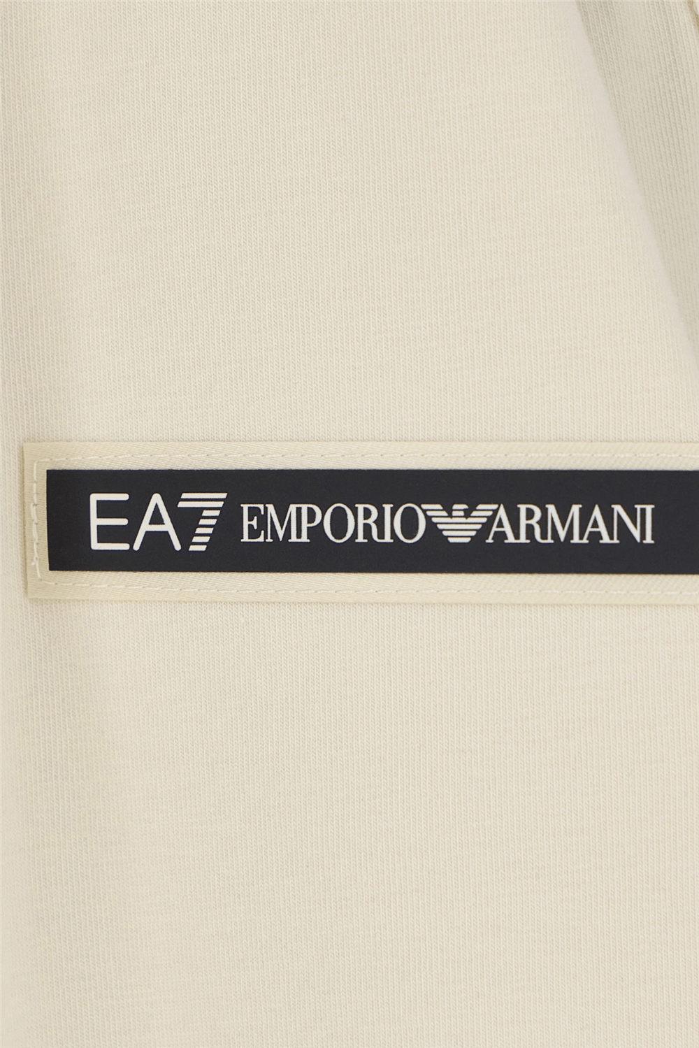 EA7 Erkek Polo Yaka T-Shirt Bej