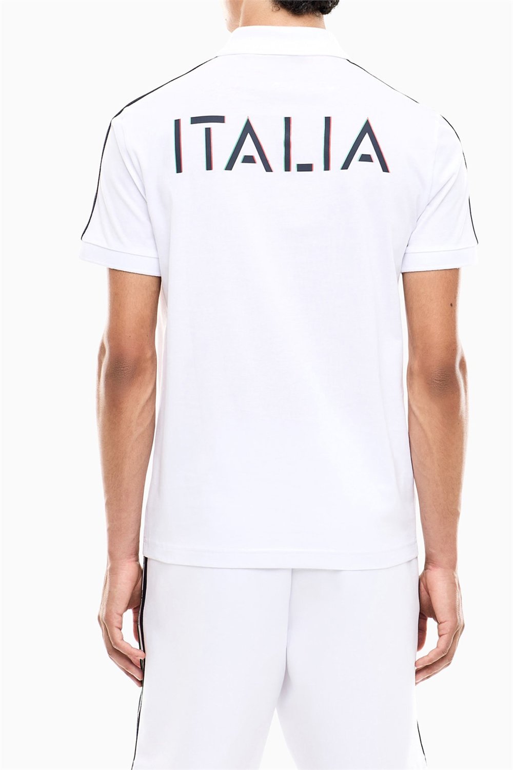 EA7 Erkek Polo Yaka T-Shirt Beyaz