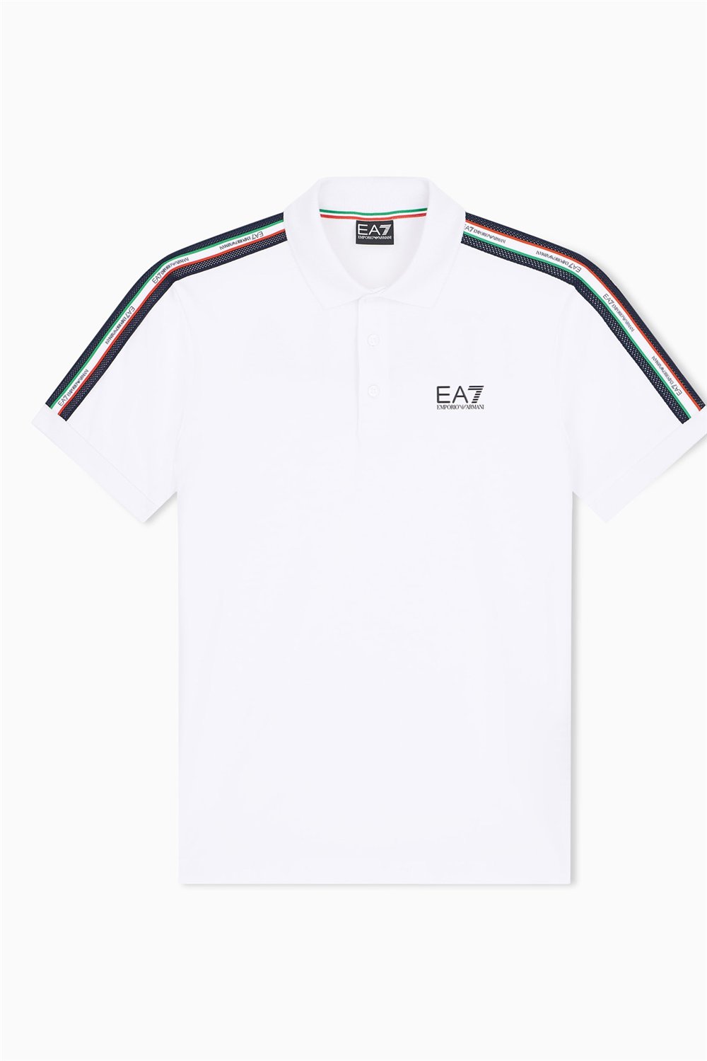 EA7 Erkek Polo Yaka T-Shirt Beyaz