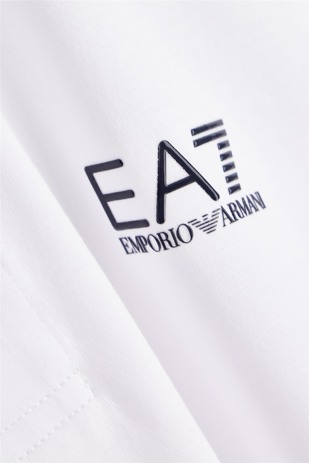 EA7 Erkek Polo Yaka T-Shirt Beyaz