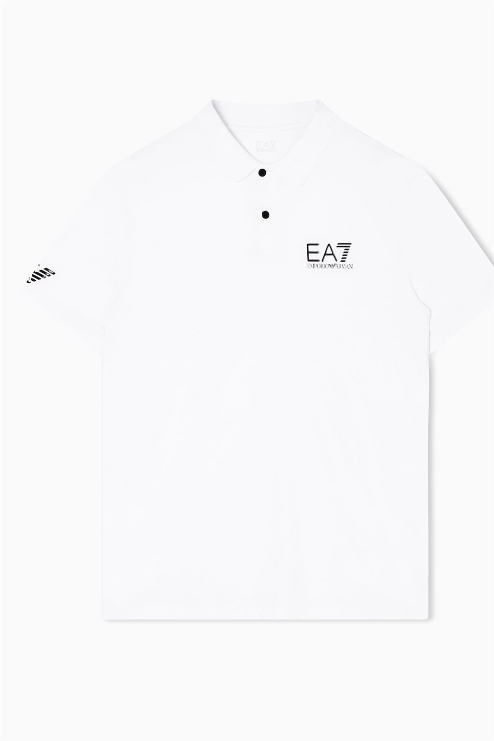 EA7 Erkek Polo Yaka T-Shirt Beyaz