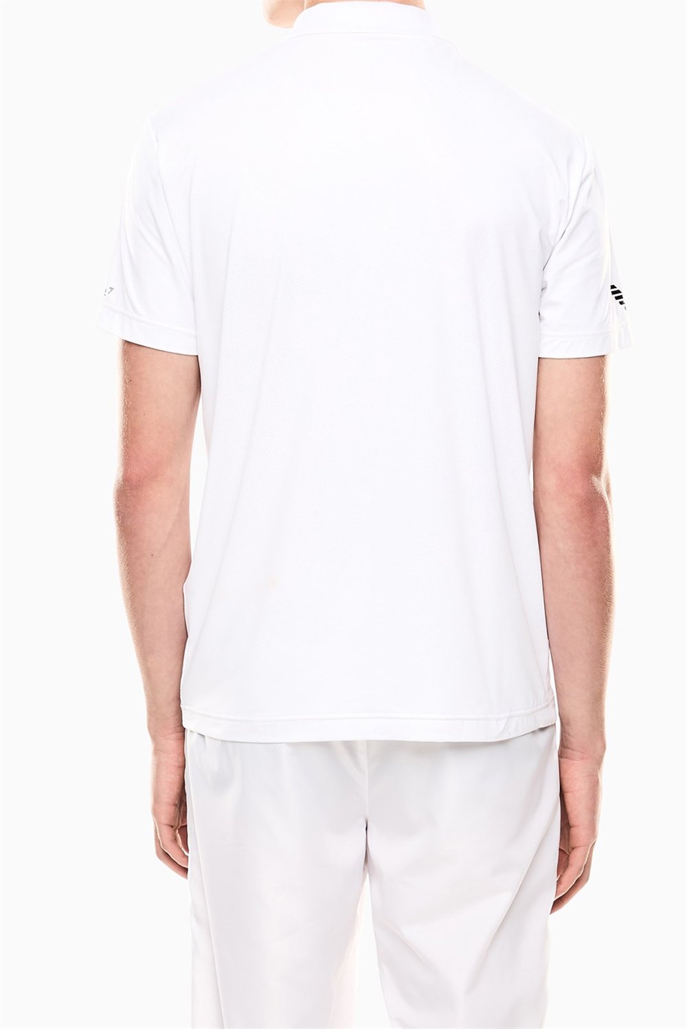 EA7 Erkek Polo Yaka T-Shirt Beyaz