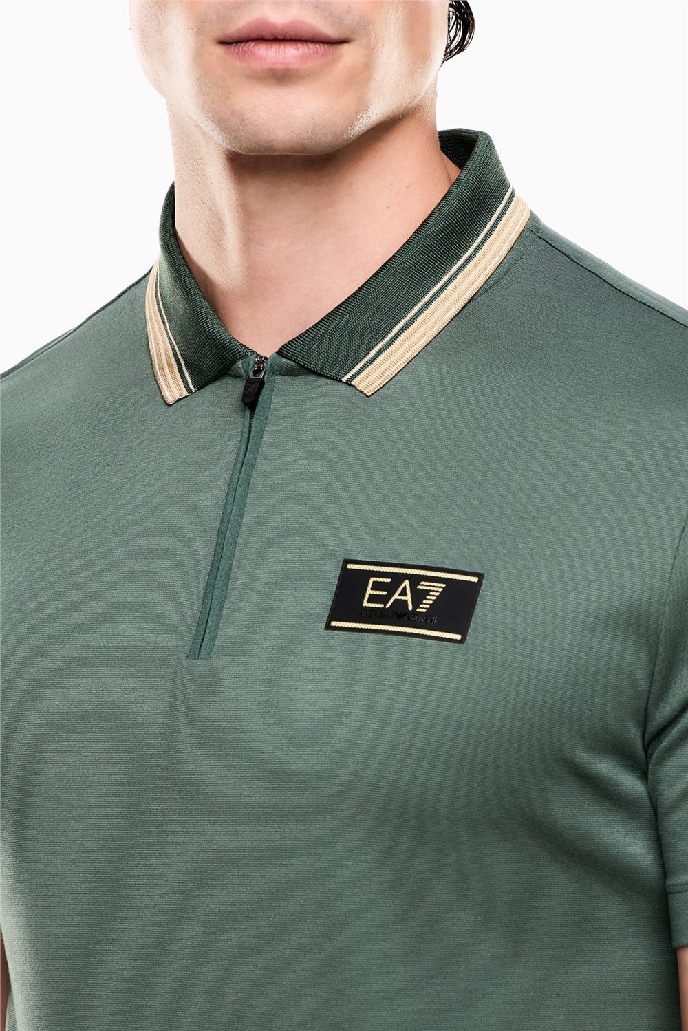 EA7 Erkek Polo Yaka T-Shirt Çok Renkli