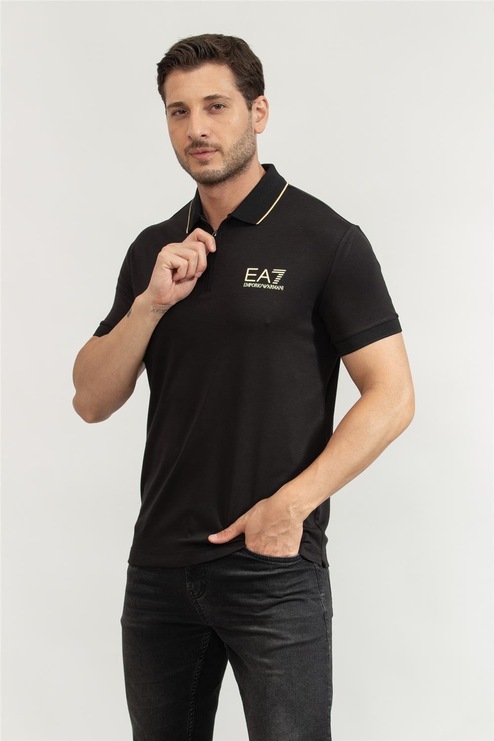 EA7 Erkek Polo Yaka T-Shirt