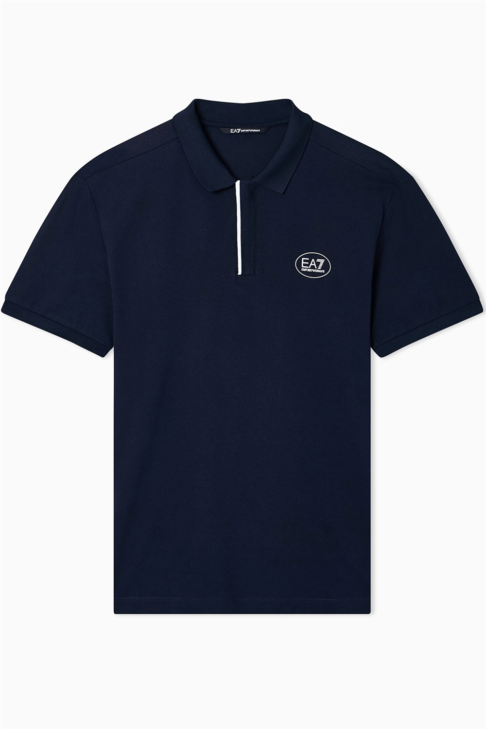 EA7 Erkek Polo Yaka T-Shirt Mavi
