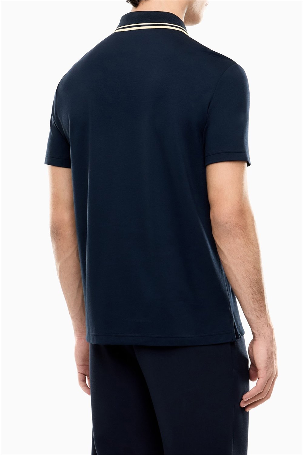 EA7 Erkek Polo Yaka T-Shirt Mavi
