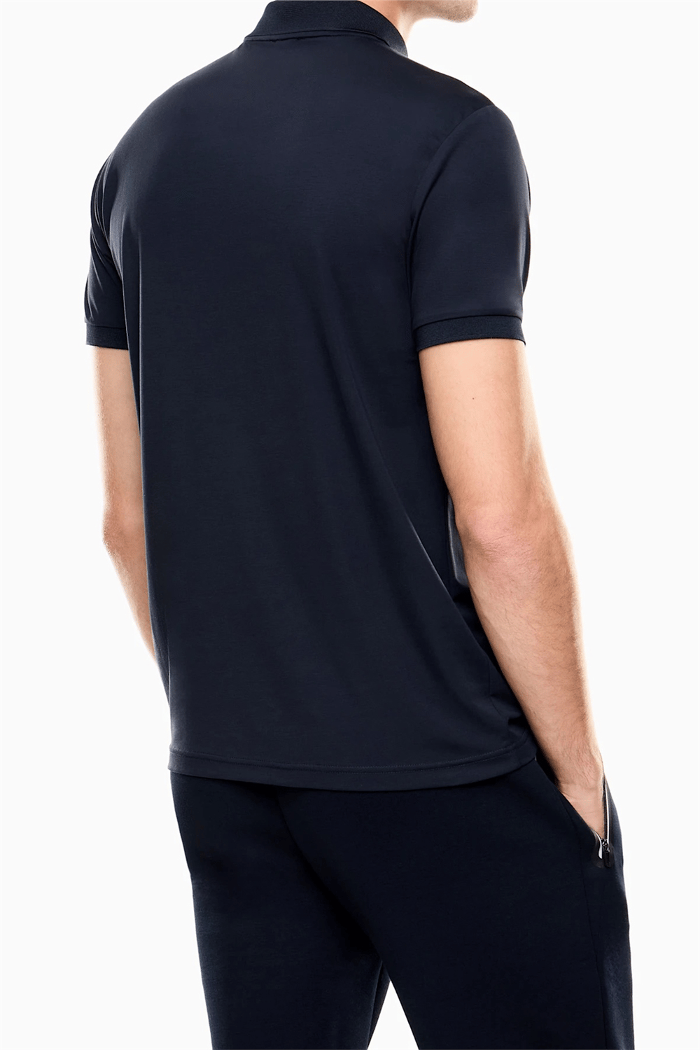 EA7 Erkek Polo Yaka T-Shirt Parlement Mavi