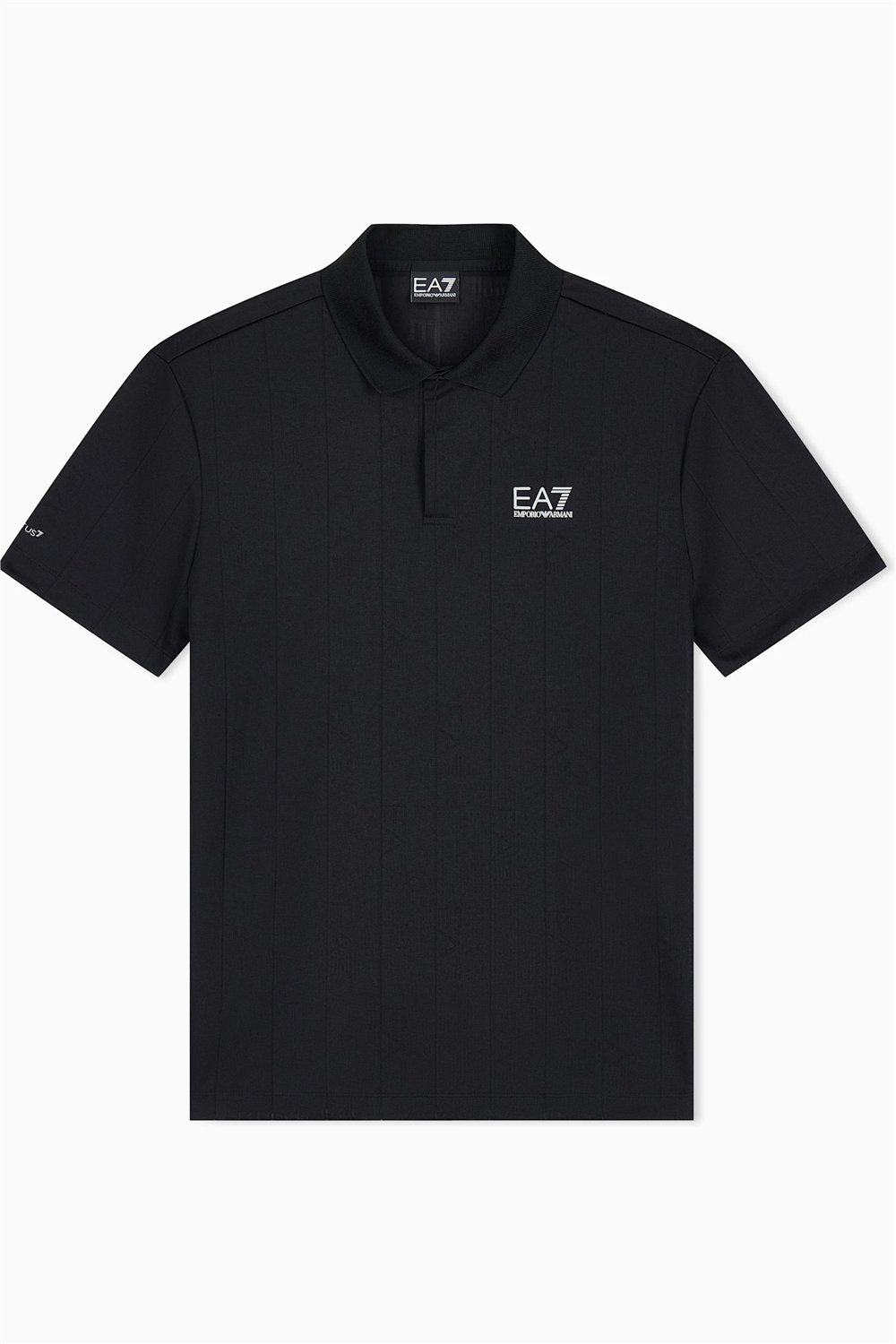 EA7 Erkek Polo Yaka T-Shirt Siyah