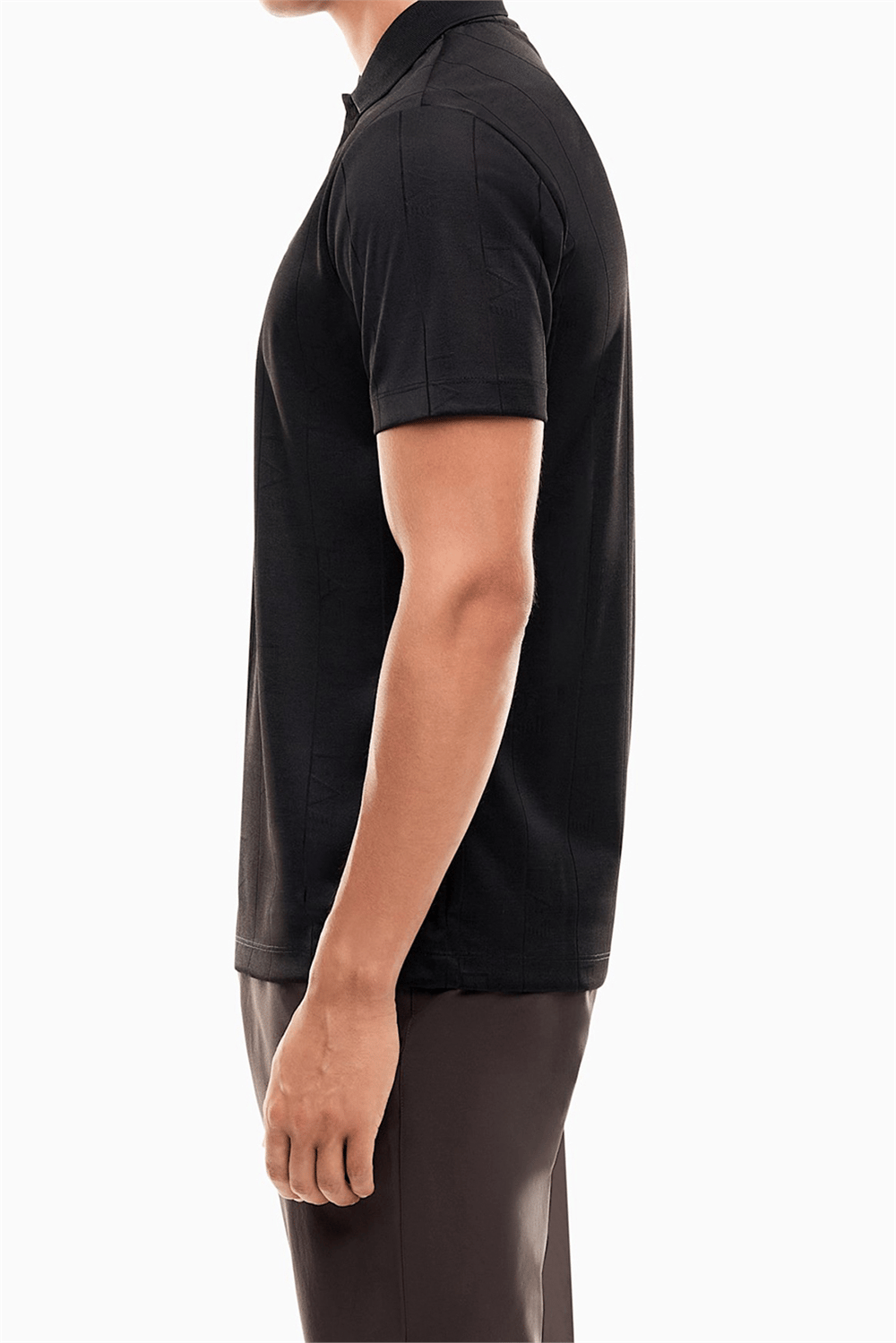 EA7 Erkek Polo Yaka T-Shirt Siyah