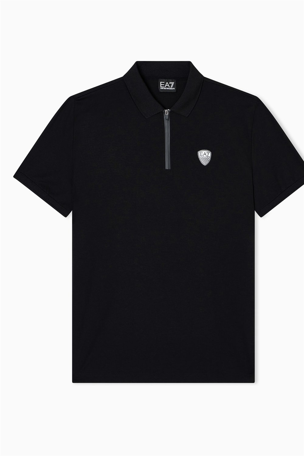 EA7 Erkek Polo Yaka T-Shirt Siyah