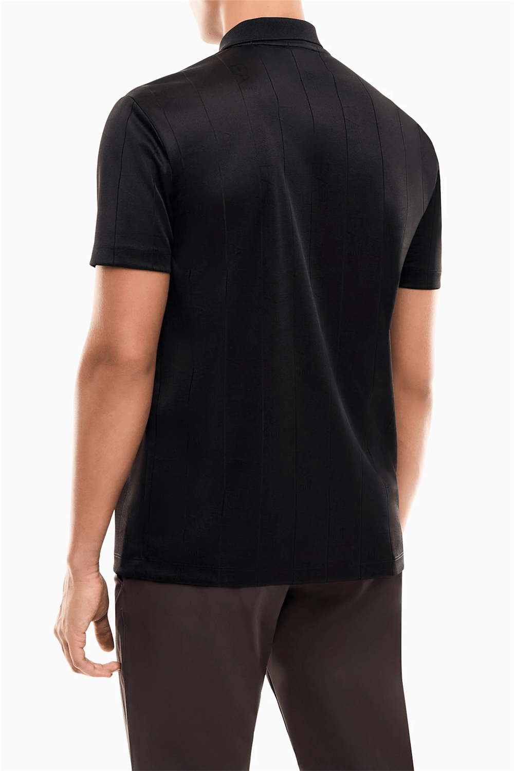 EA7 Erkek Polo Yaka T-Shirt Siyah