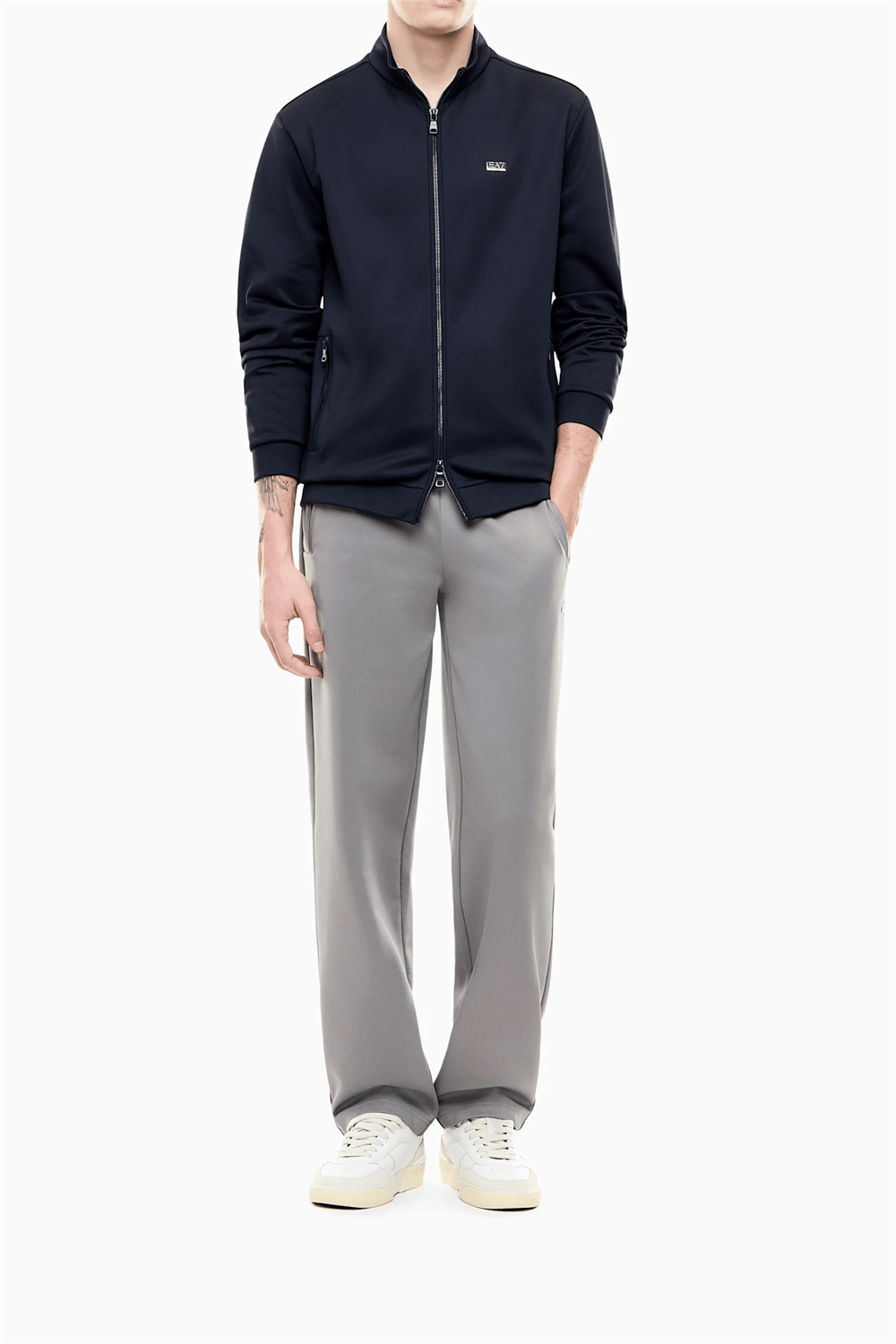 EA7 Erkek Sweatshirt Mavi