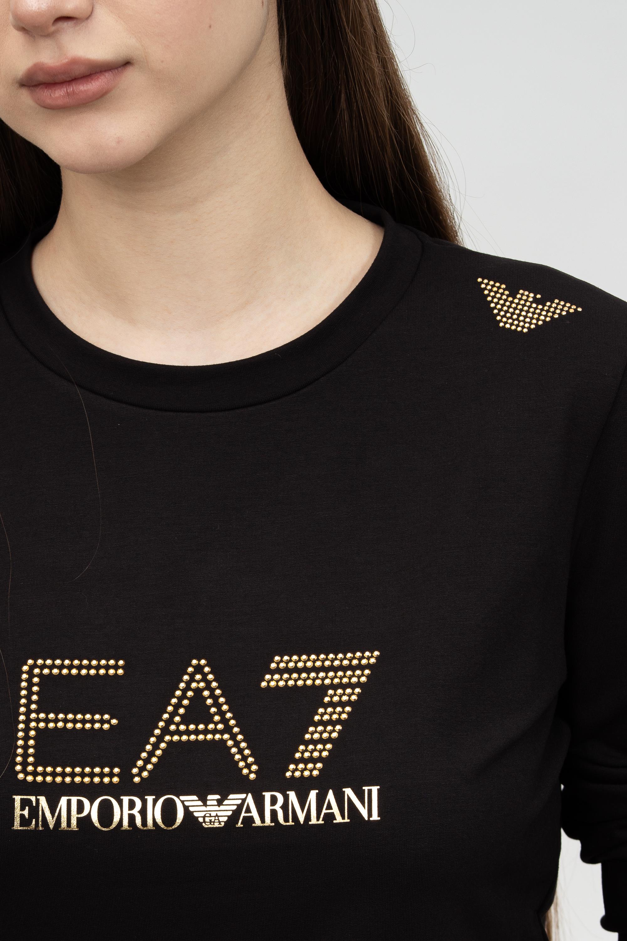 EA7 Kadın Bisiklet Yaka Sweatshirt