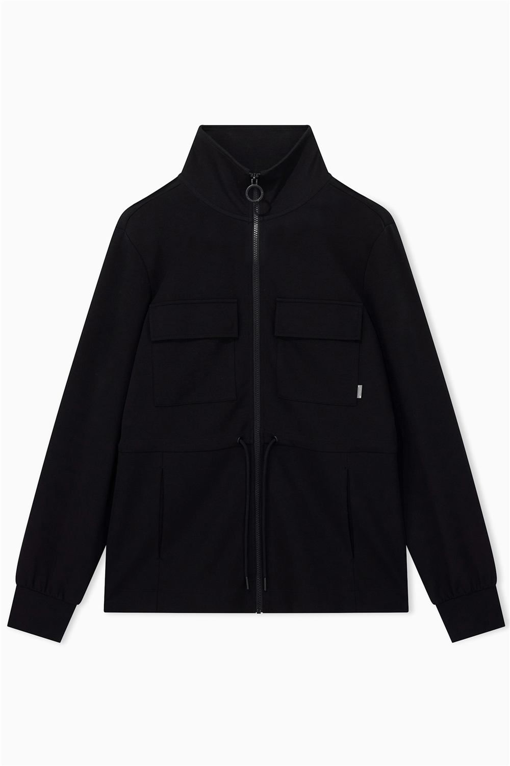 EA7 Kadın Bisiklet Yaka Sweatshirt Siyah