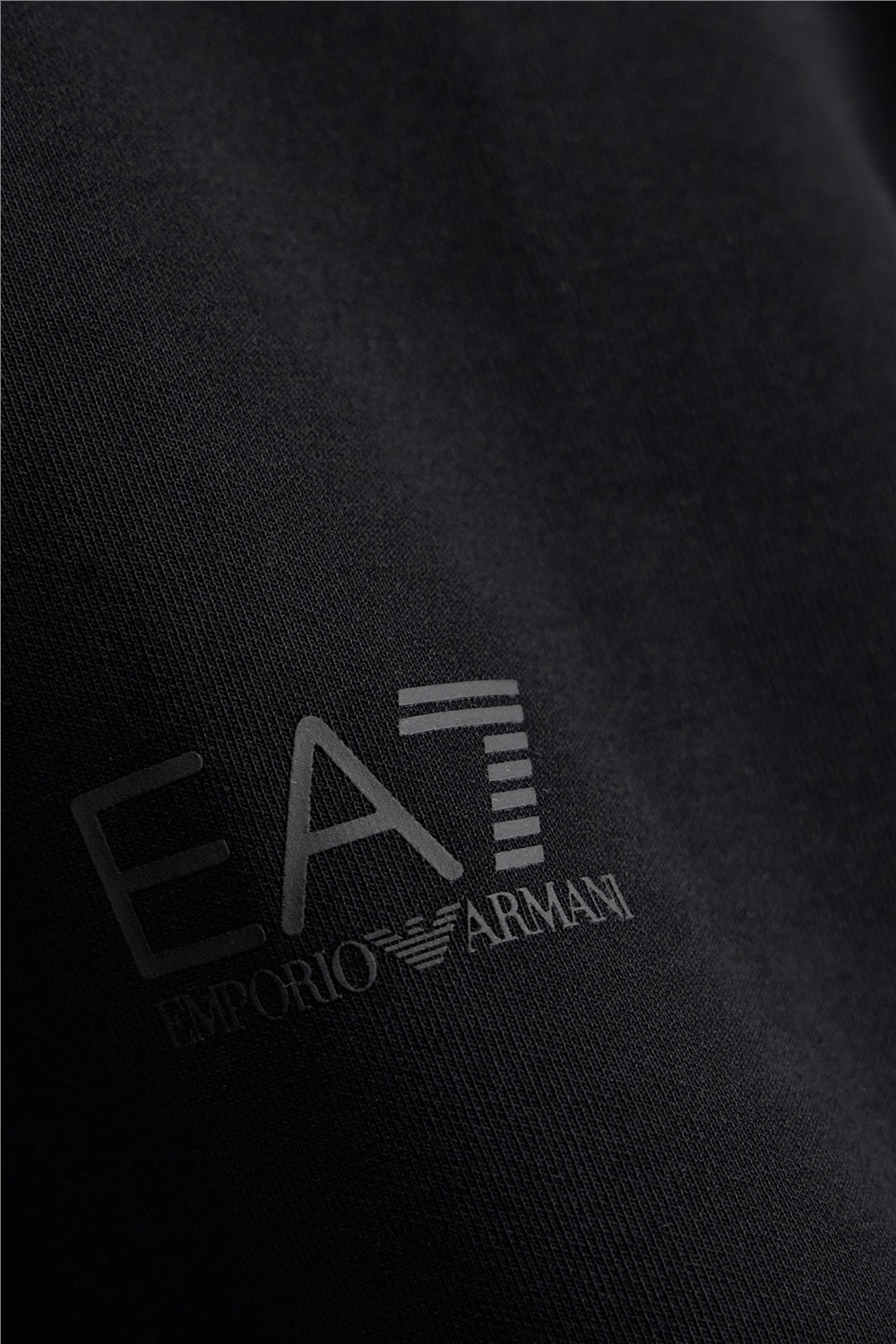 EA7 Kadın Bisiklet Yaka Sweatshirt Siyah
