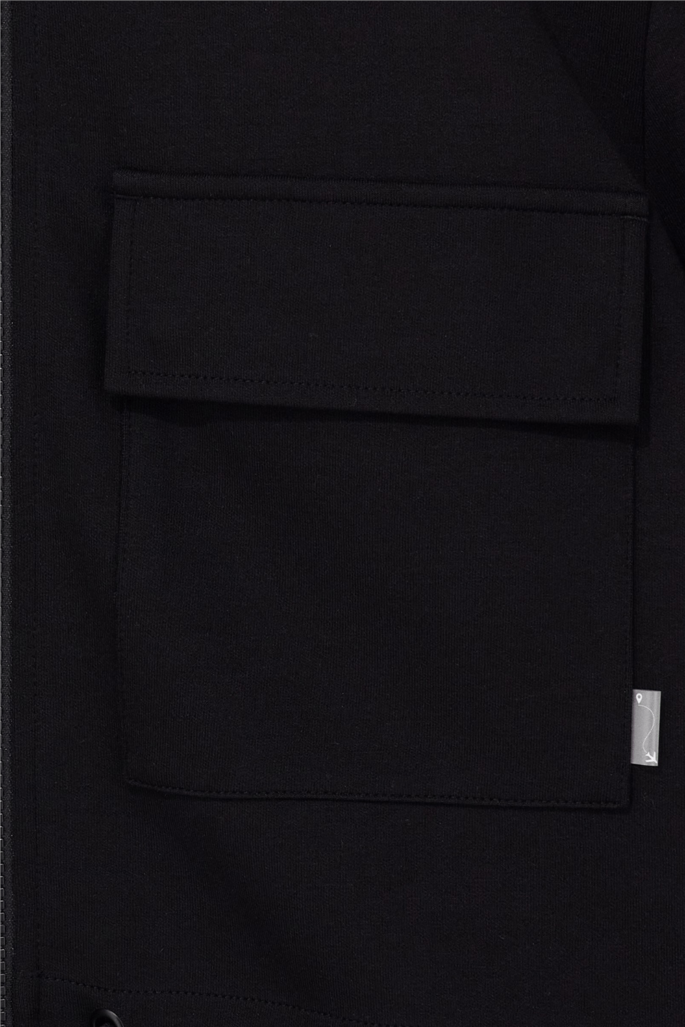 EA7 Kadın Bisiklet Yaka Sweatshirt Siyah