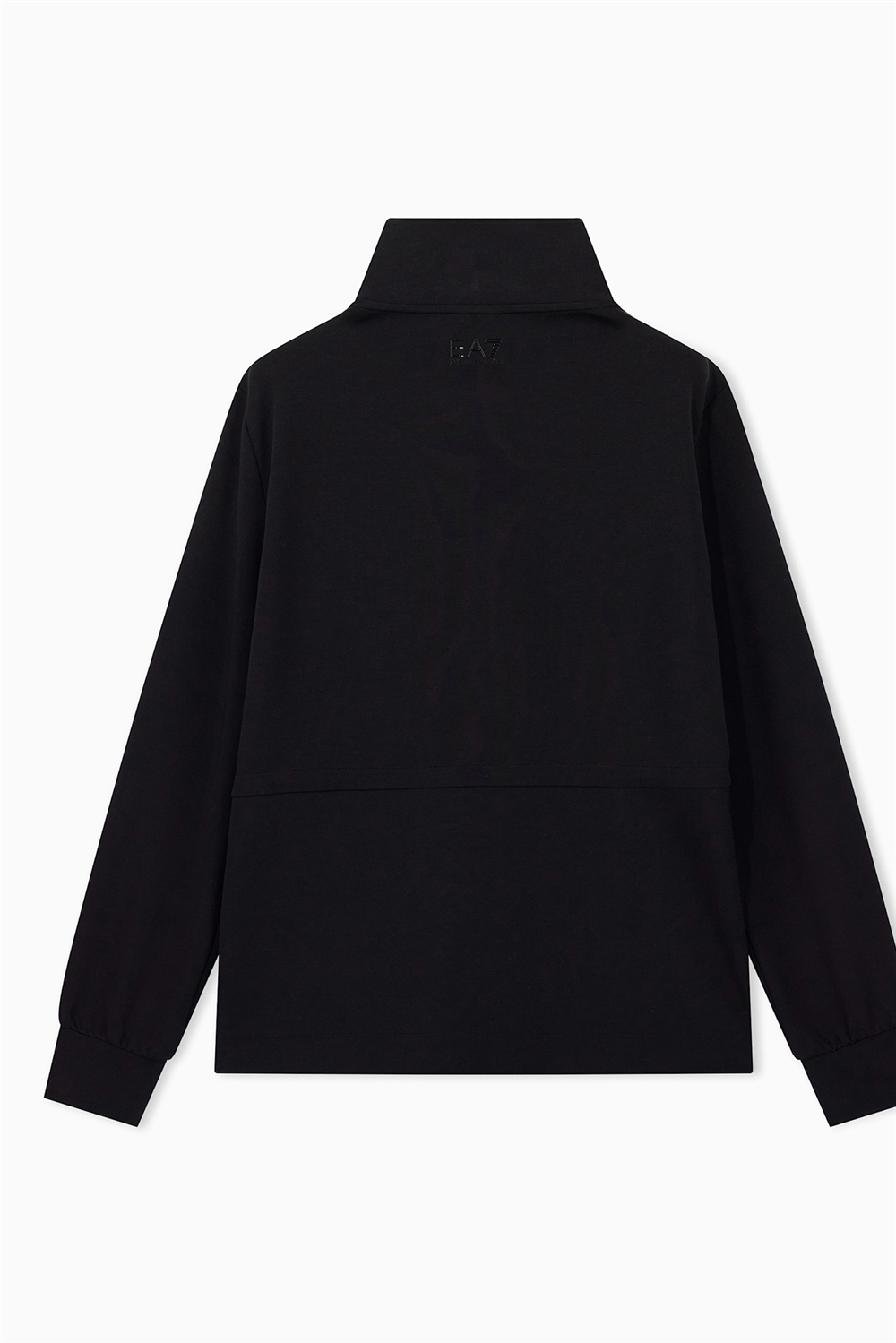 EA7 Kadın Bisiklet Yaka Sweatshirt Siyah