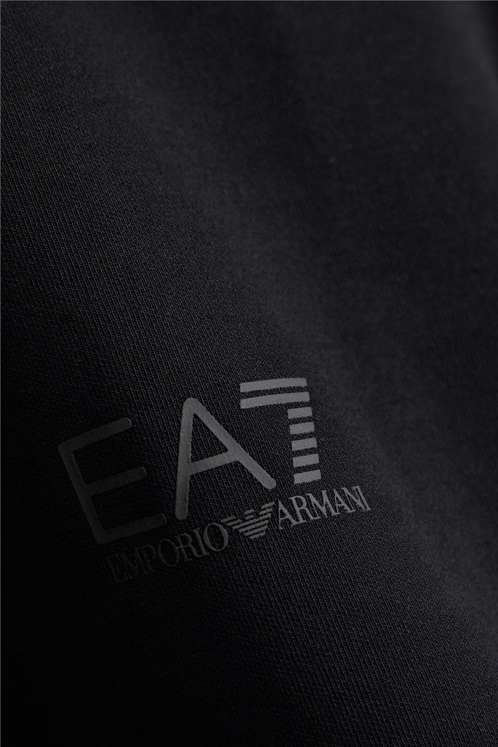 EA7 Kadın Bisiklet Yaka Sweatshirt Siyah