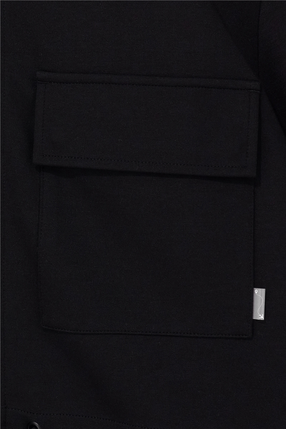 EA7 Kadın Bisiklet Yaka Sweatshirt Siyah
