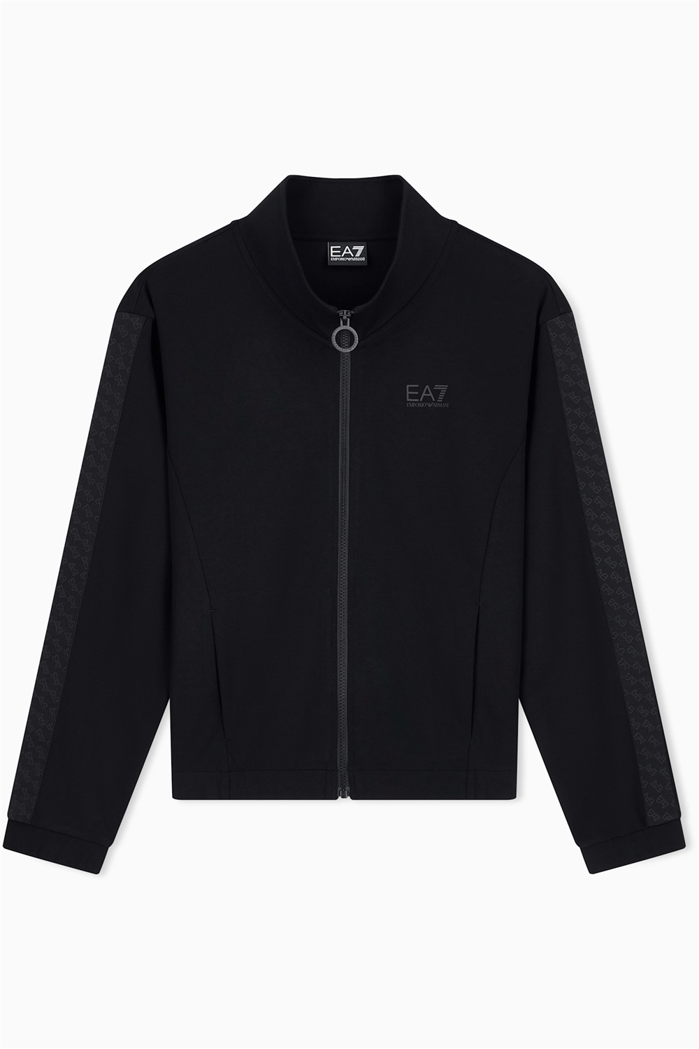 EA7 Kadın Bisiklet Yaka Sweatshirt Siyah
