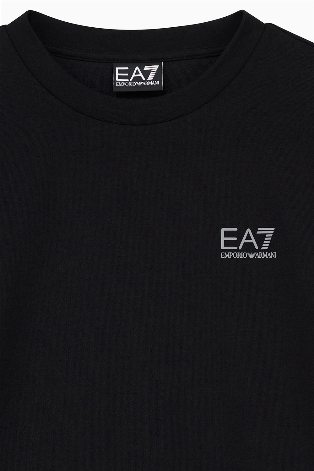 EA7 Kadın Bisiklet Yaka Sweatshirt Siyah