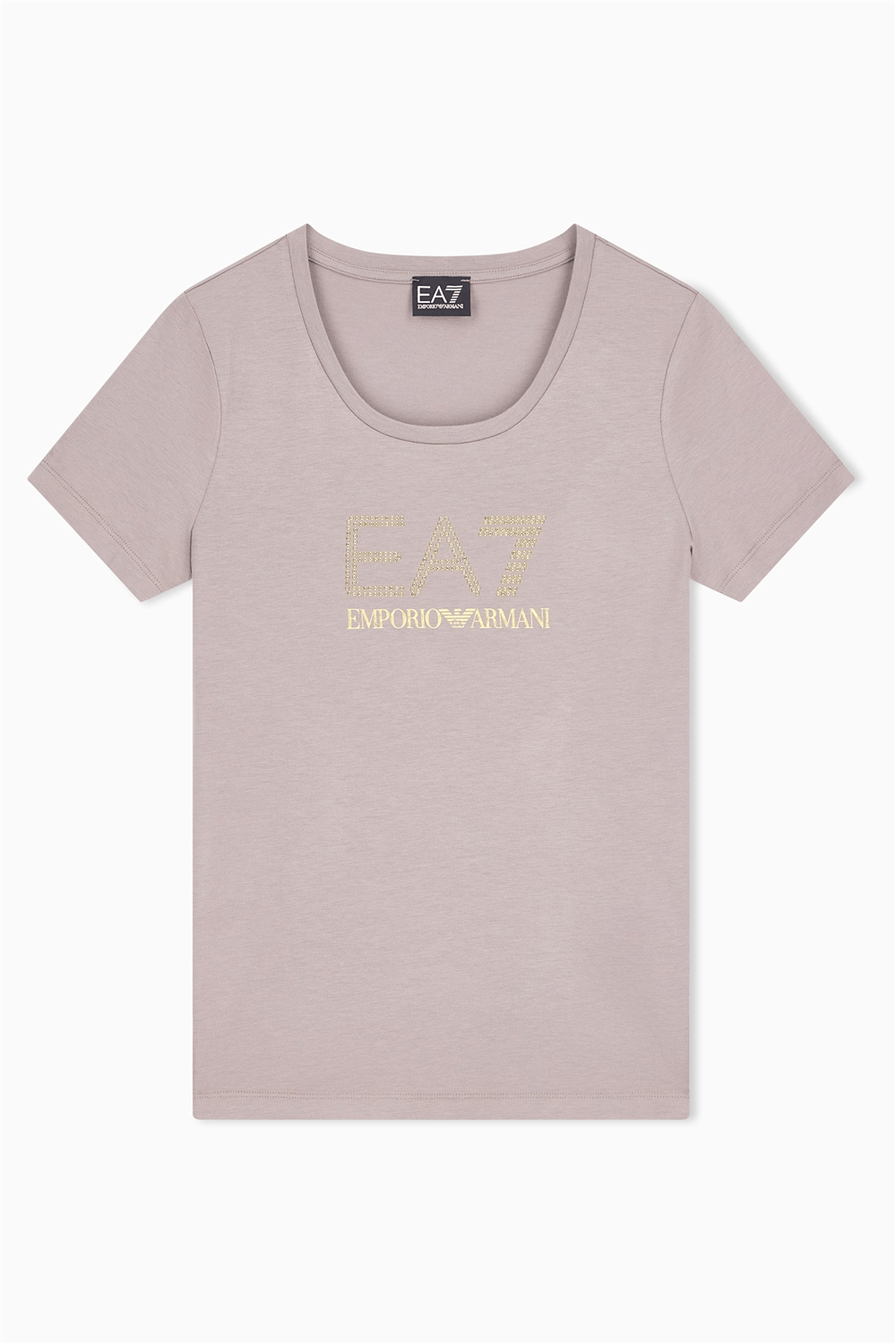 EA7 Kadın Bisiklet Yaka T-Shirt