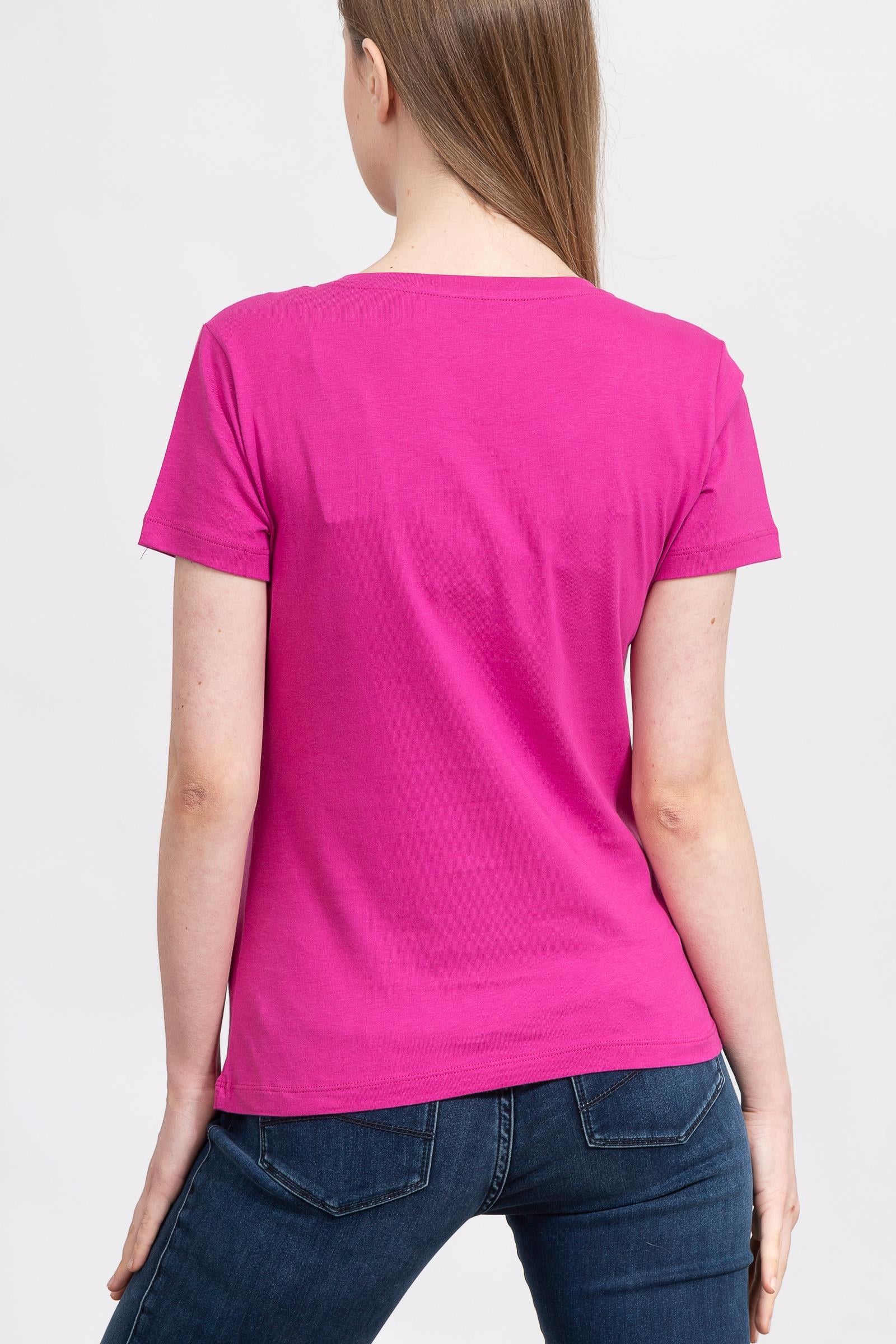 EA7 Kadın Bisiklet Yaka T-Shirt