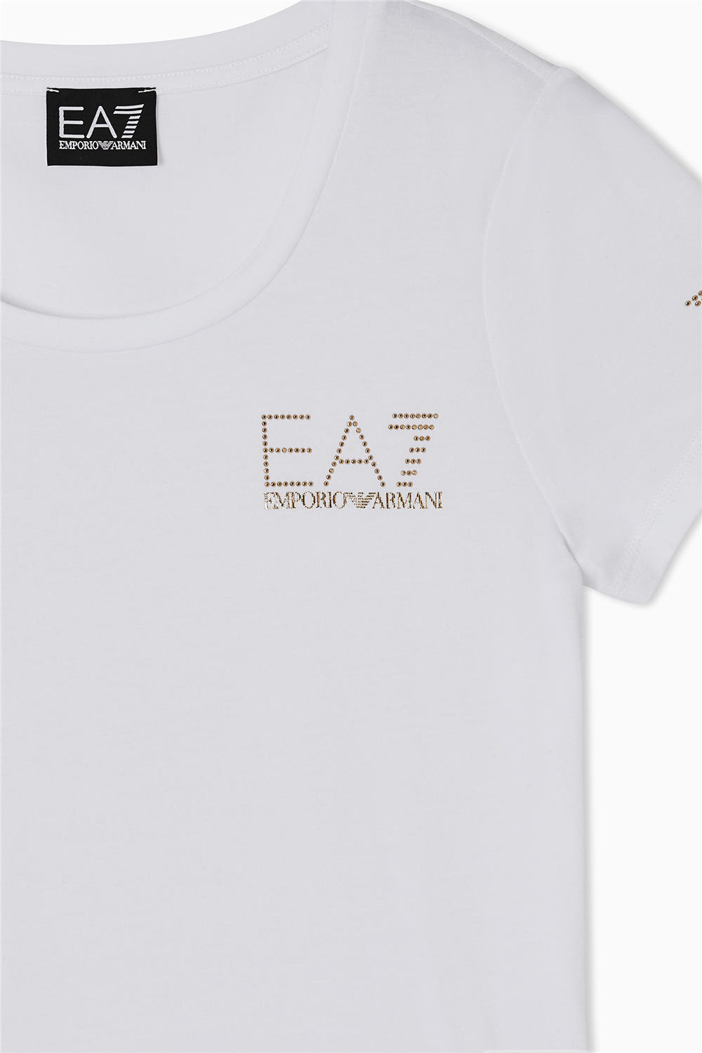 EA7 Kadın Bisiklet Yaka T-Shirt