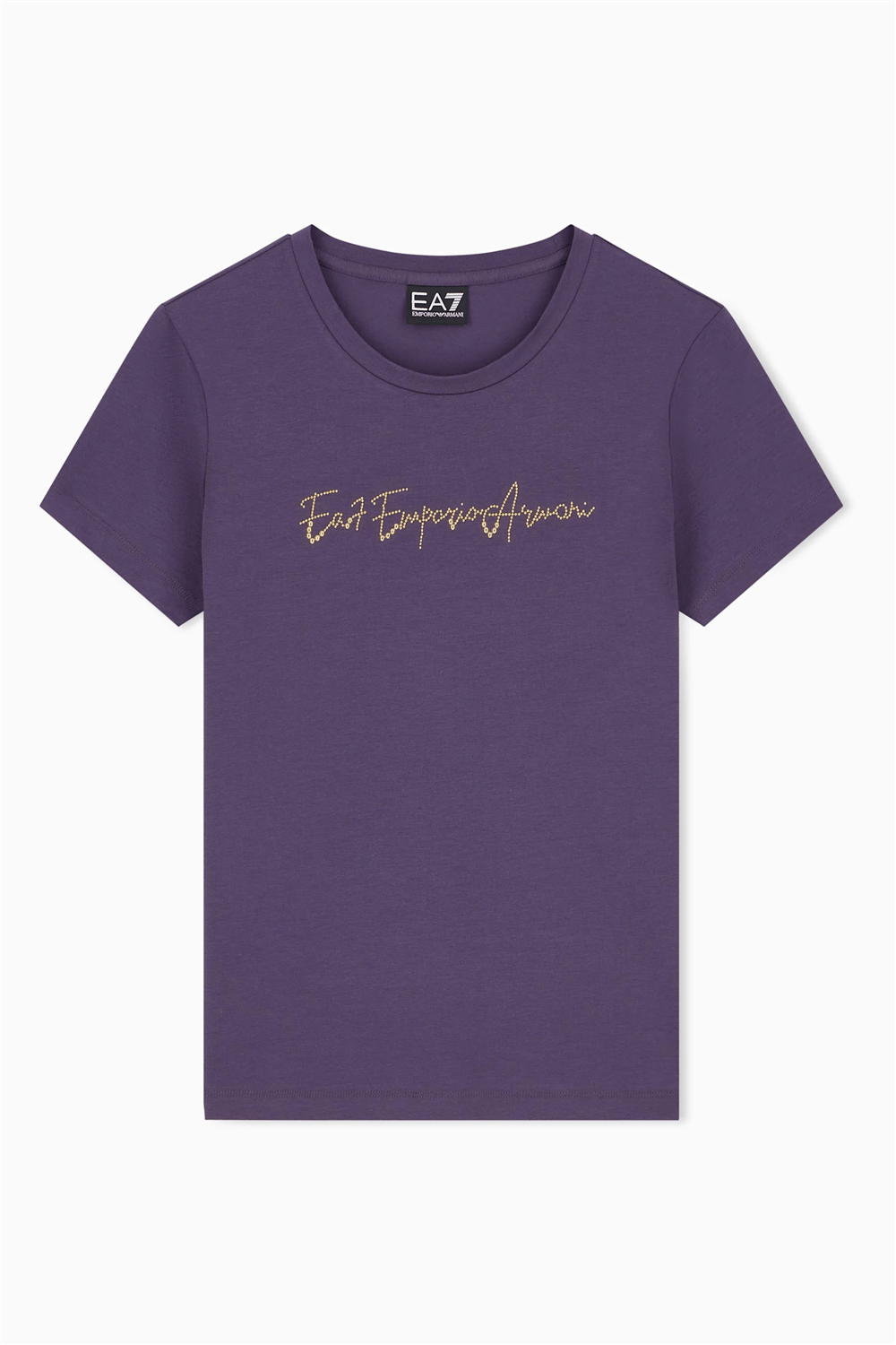 EA7 Kadın Bisiklet Yaka T-Shirt