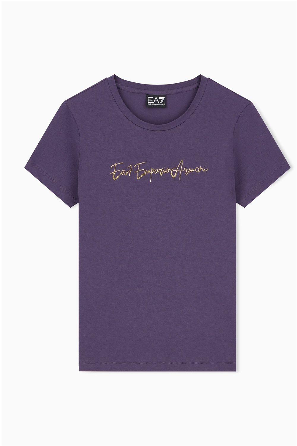 EA7 Kadın Bisiklet Yaka T-Shirt