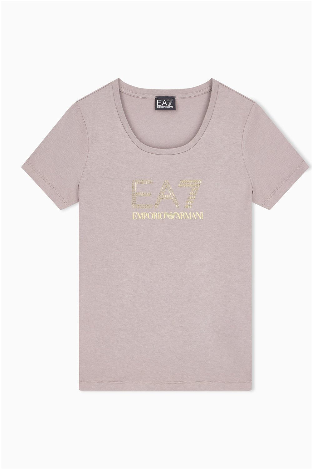 EA7 Kadın Bisiklet Yaka T-Shirt