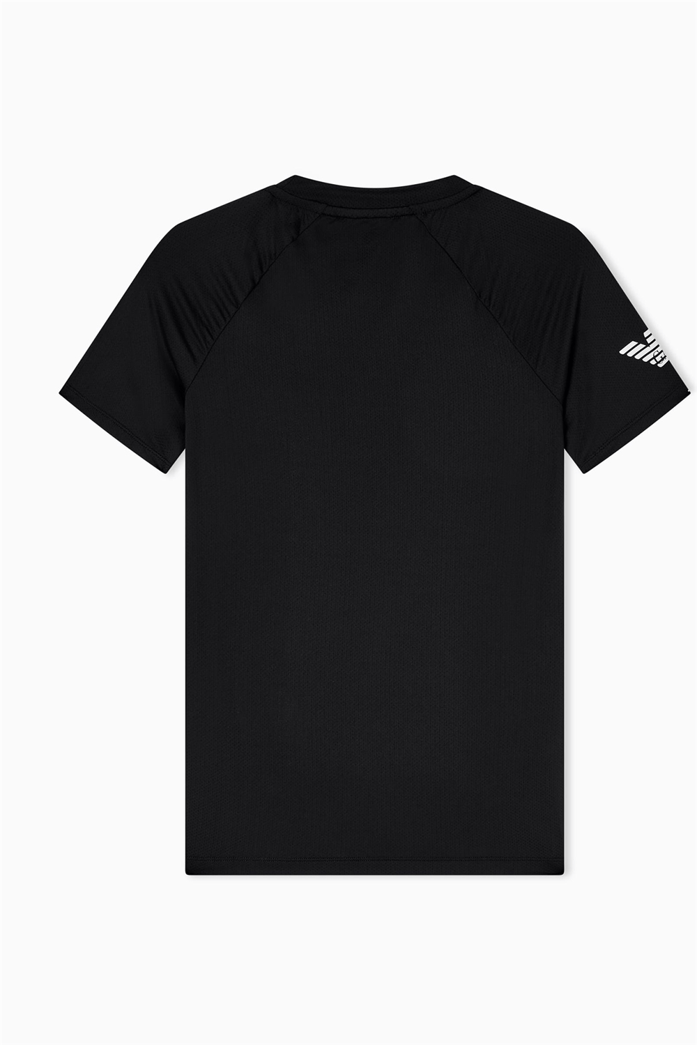 EA7 Kadın Bisiklet Yaka T-Shirt Siyah