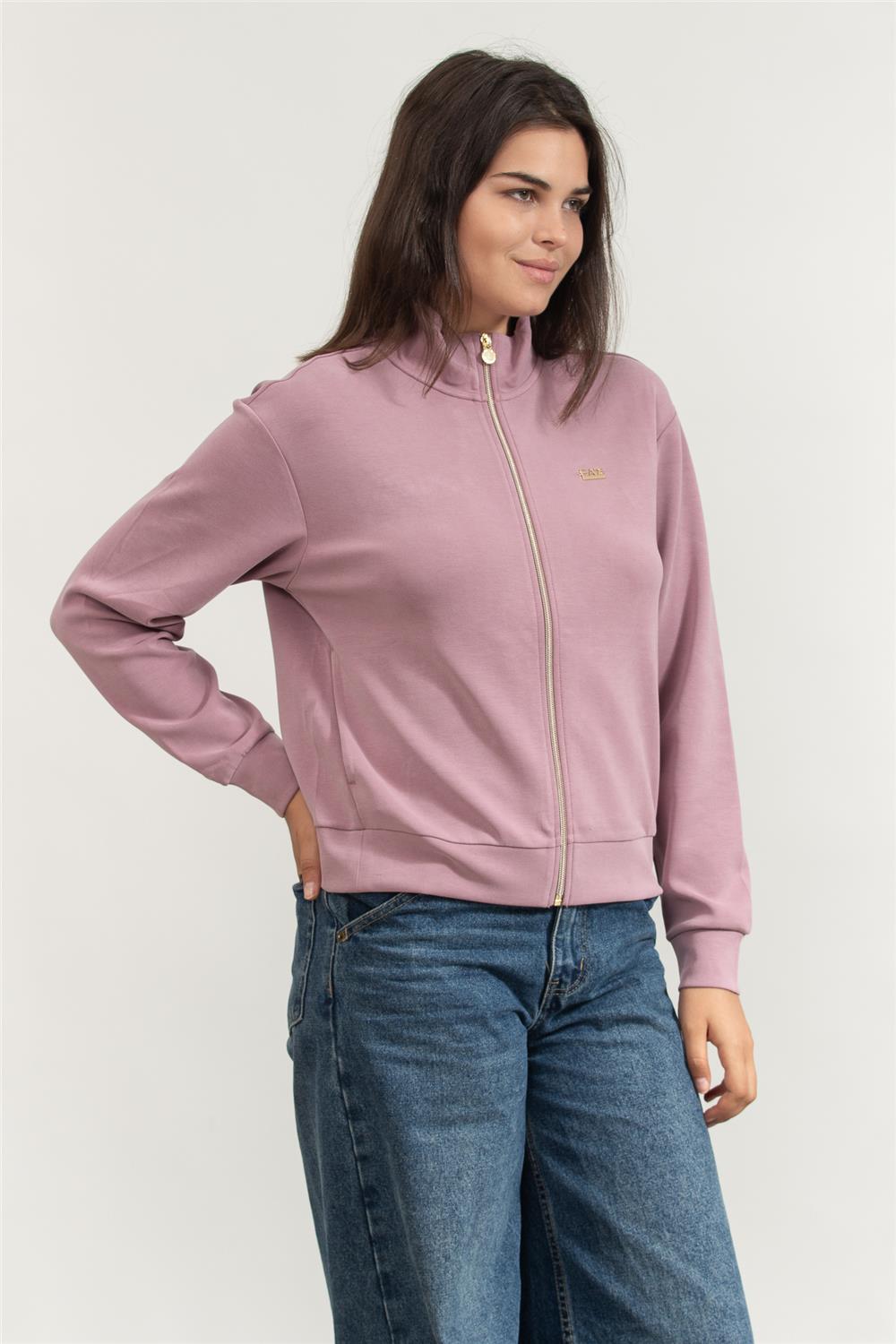 EA7 Kadın Fermuarlı Sweatshirt