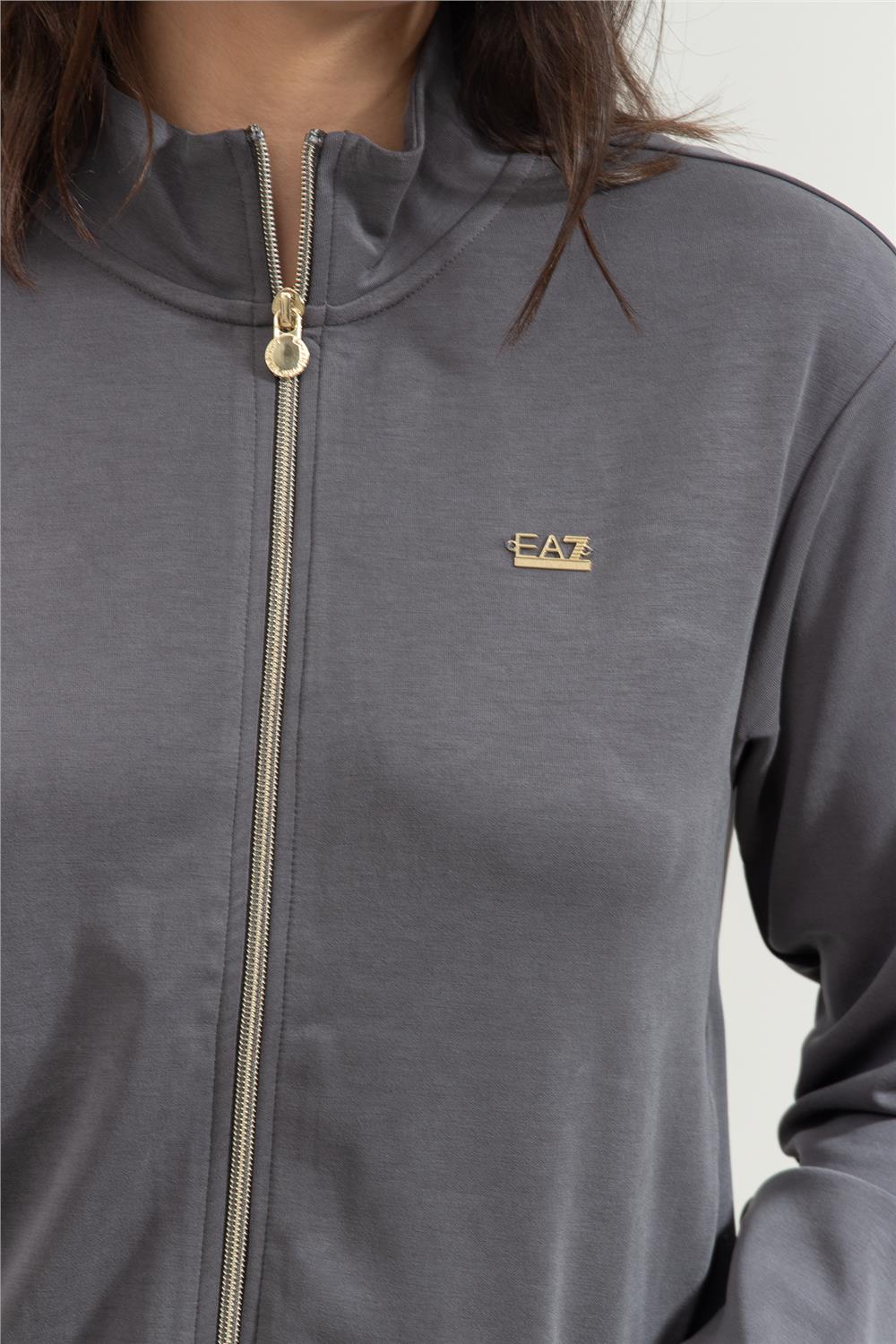 EA7 Kadın Fermuarlı Sweatshirt