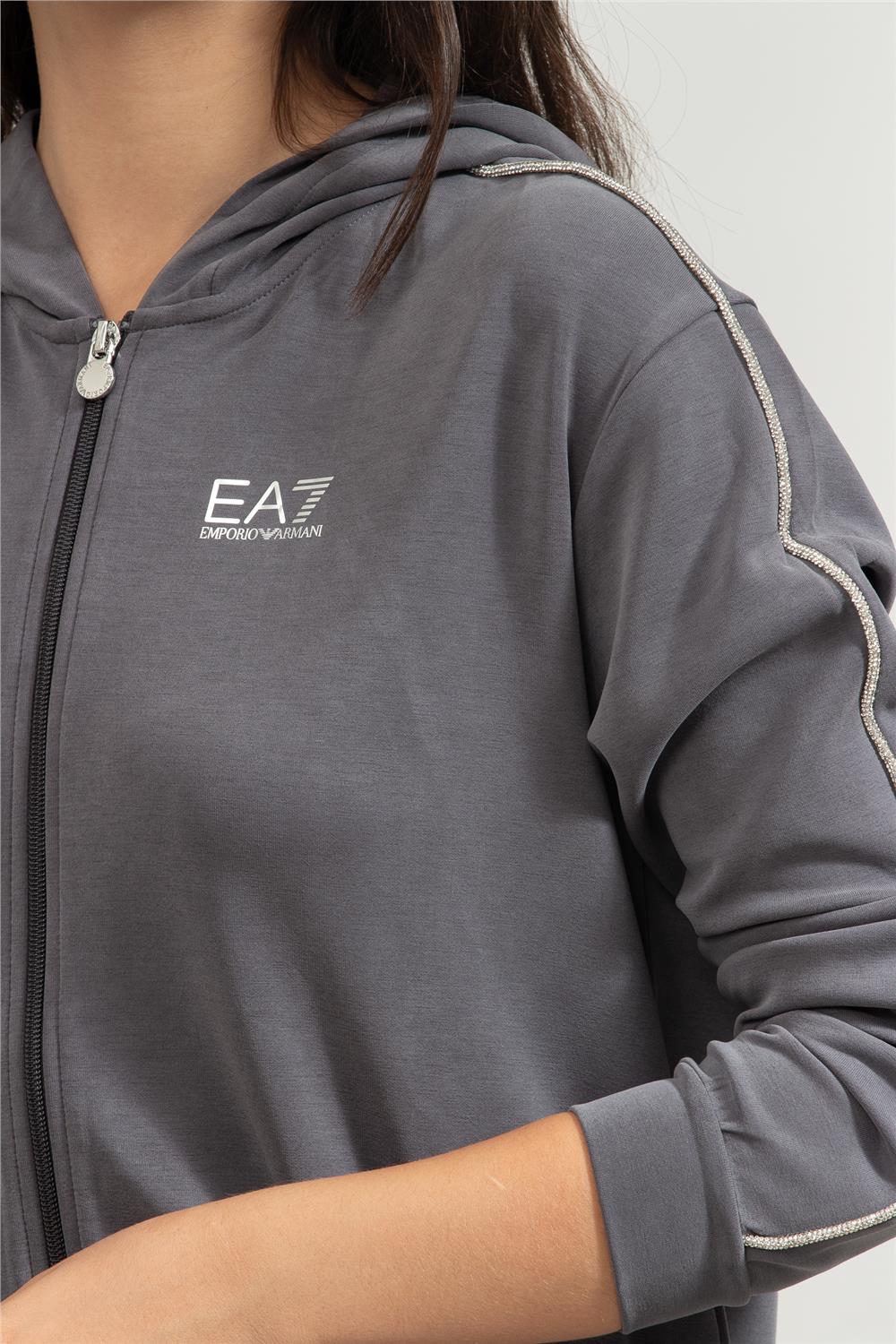 EA7 Kadın Fermuarlı Sweatshirt