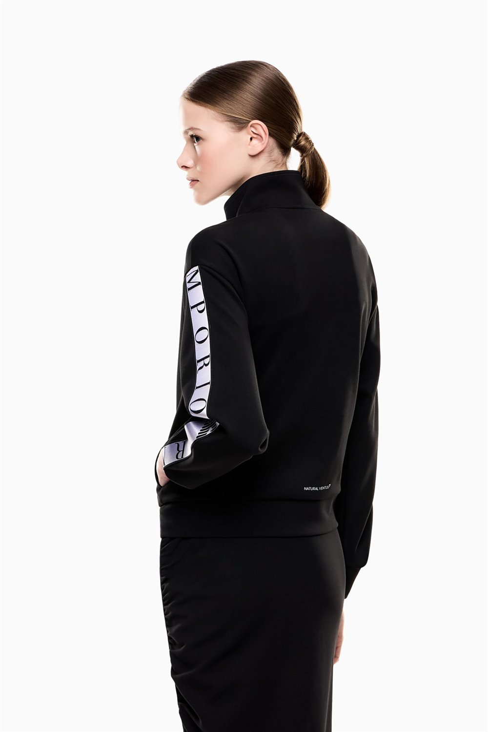 EA7 Kadın Fermuarlı Sweatshirt