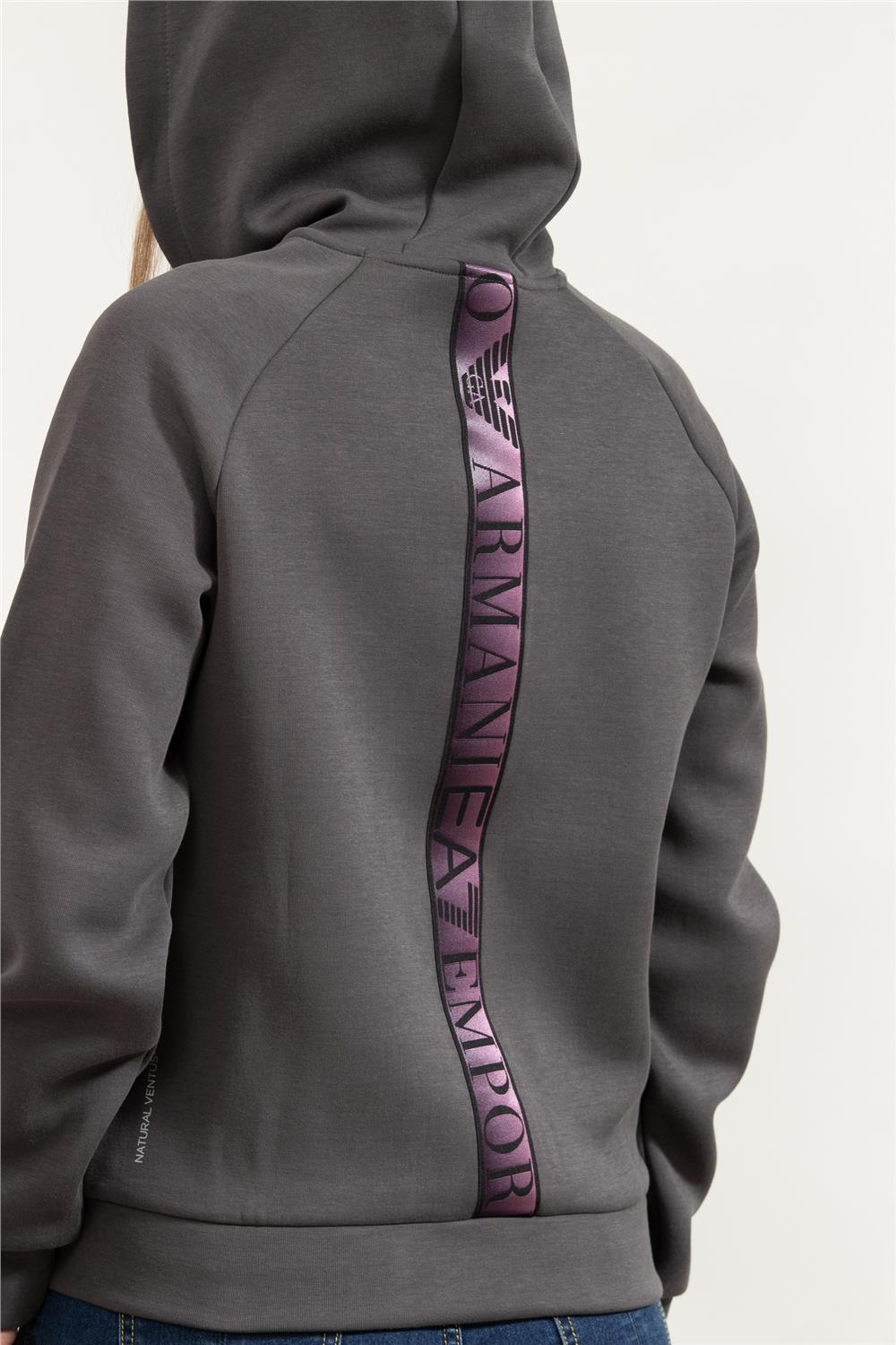 EA7 Kadın Kapüşonlu Sweatshirt