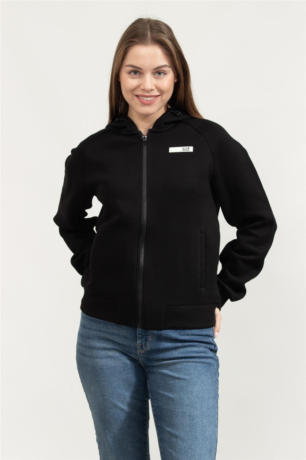 EA7 Kadın Kapüşonlu Sweatshirt