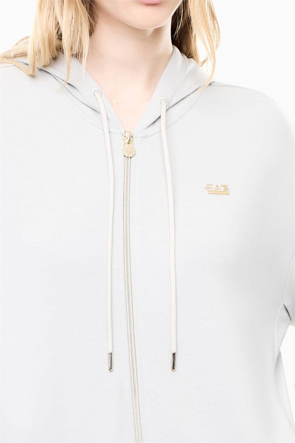 EA7 Kadın Kapüşonlu Sweatshirt Çok Renkli