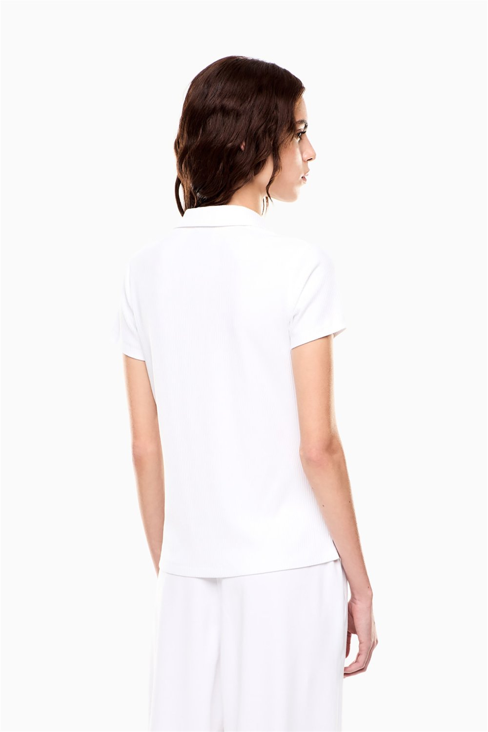 EA7 Kadın Polo Yaka T-Shirt
